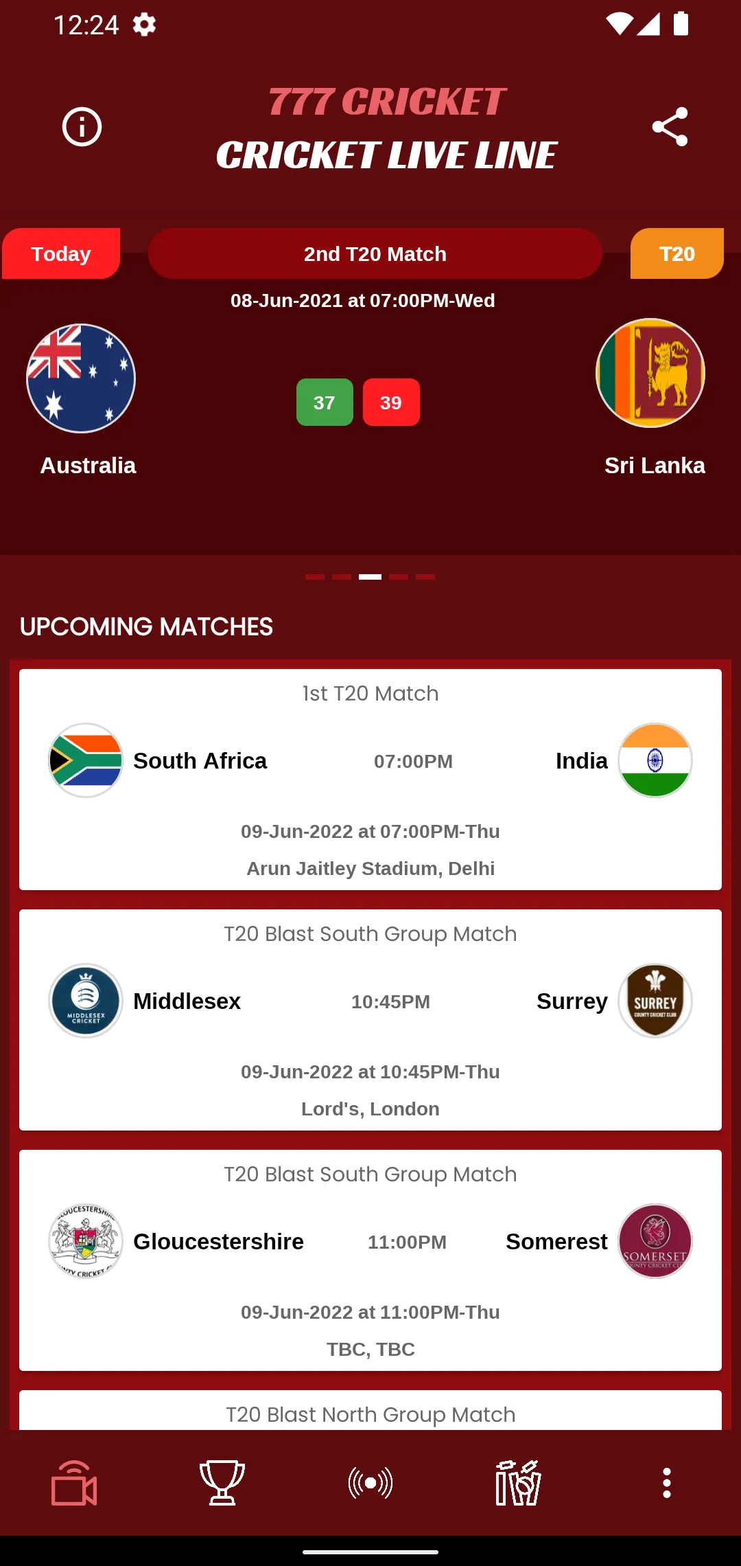 Cricket 777 Cricket Live Line | Indus Appstore | Screenshot