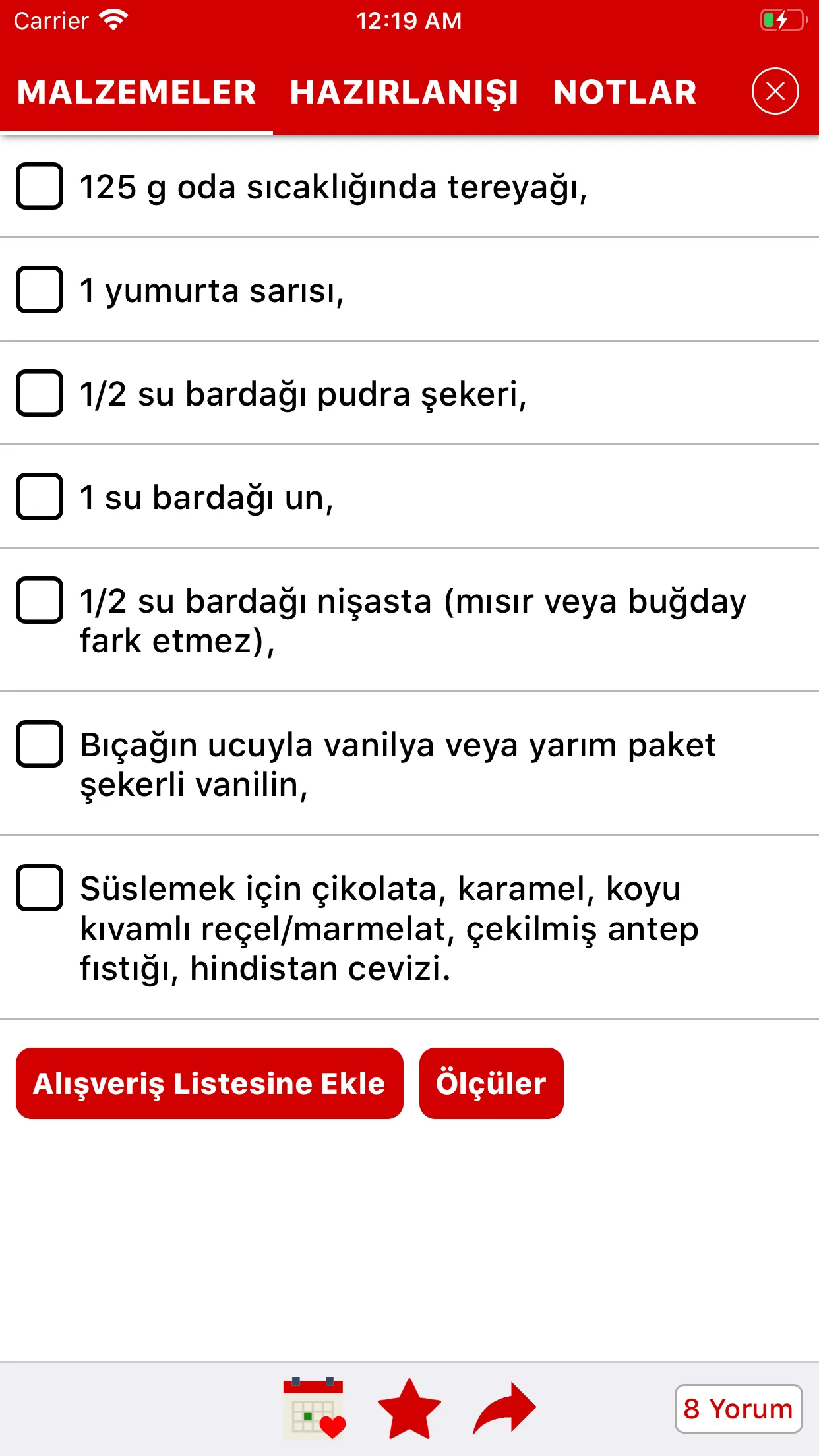 Tarif Küpü - Yemek Tarifleri | Indus Appstore | Screenshot