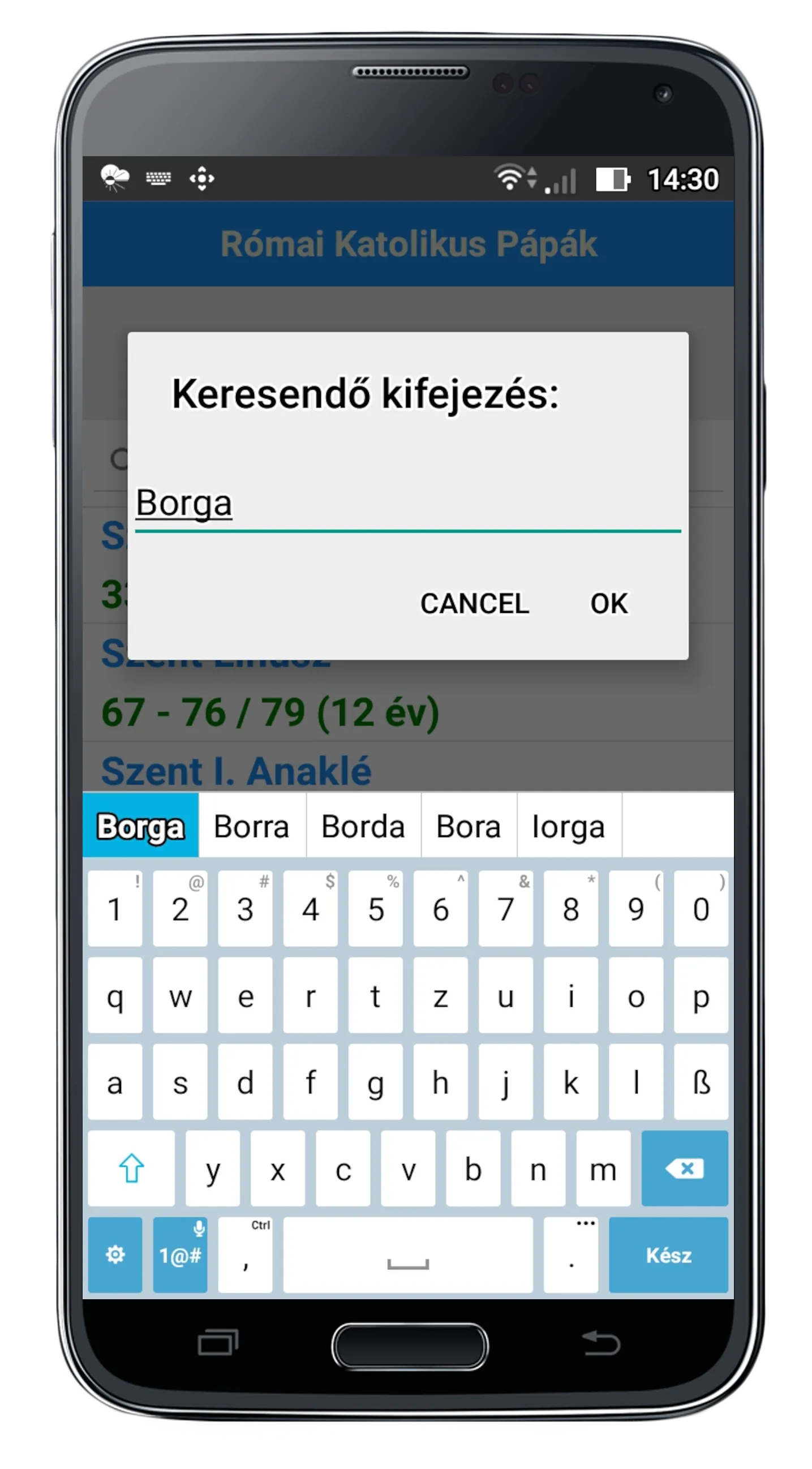 Római Katolikus Egyház Vezetői | Indus Appstore | Screenshot