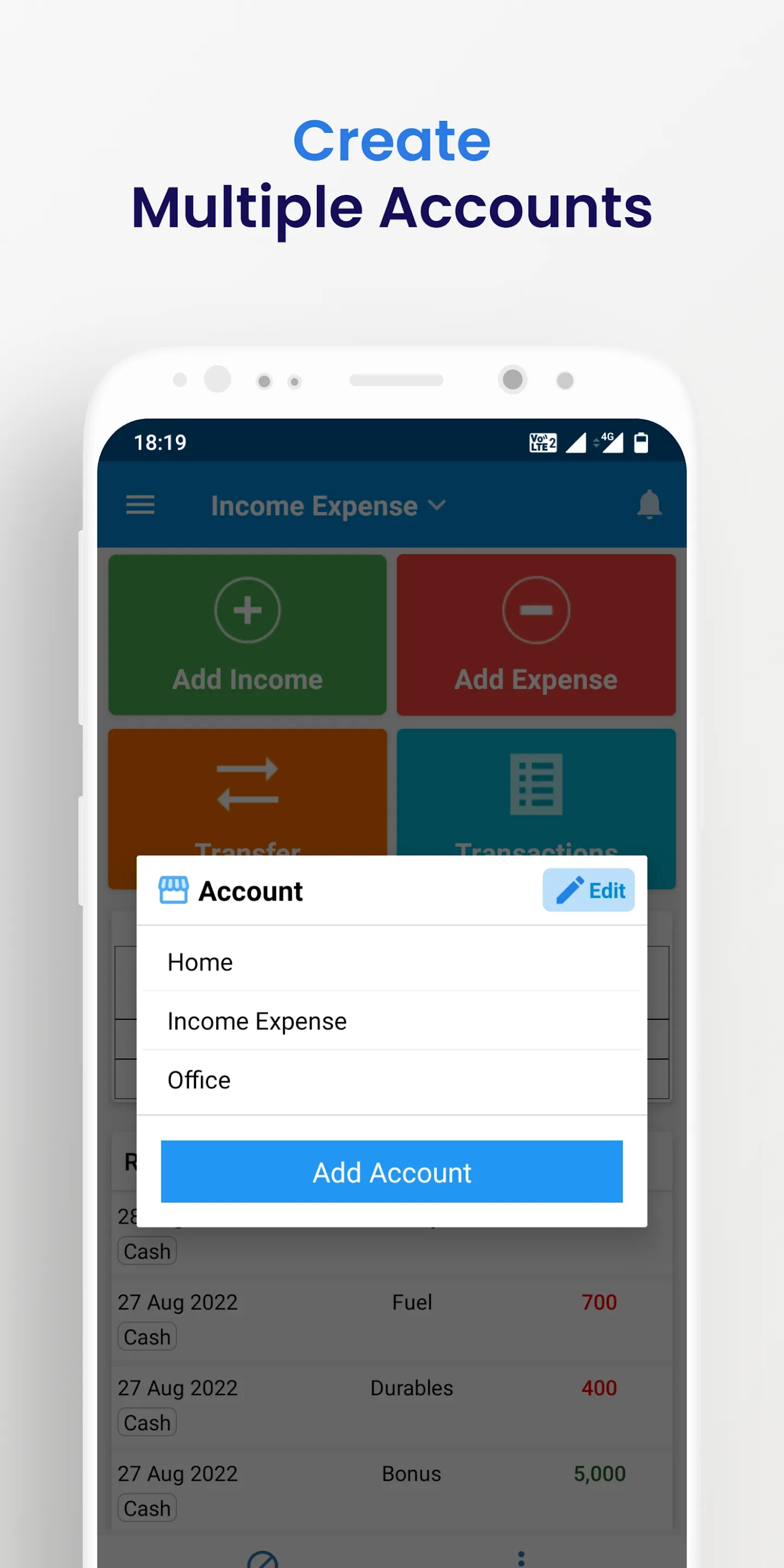 Income Expense- daily expenses | Indus Appstore | Screenshot