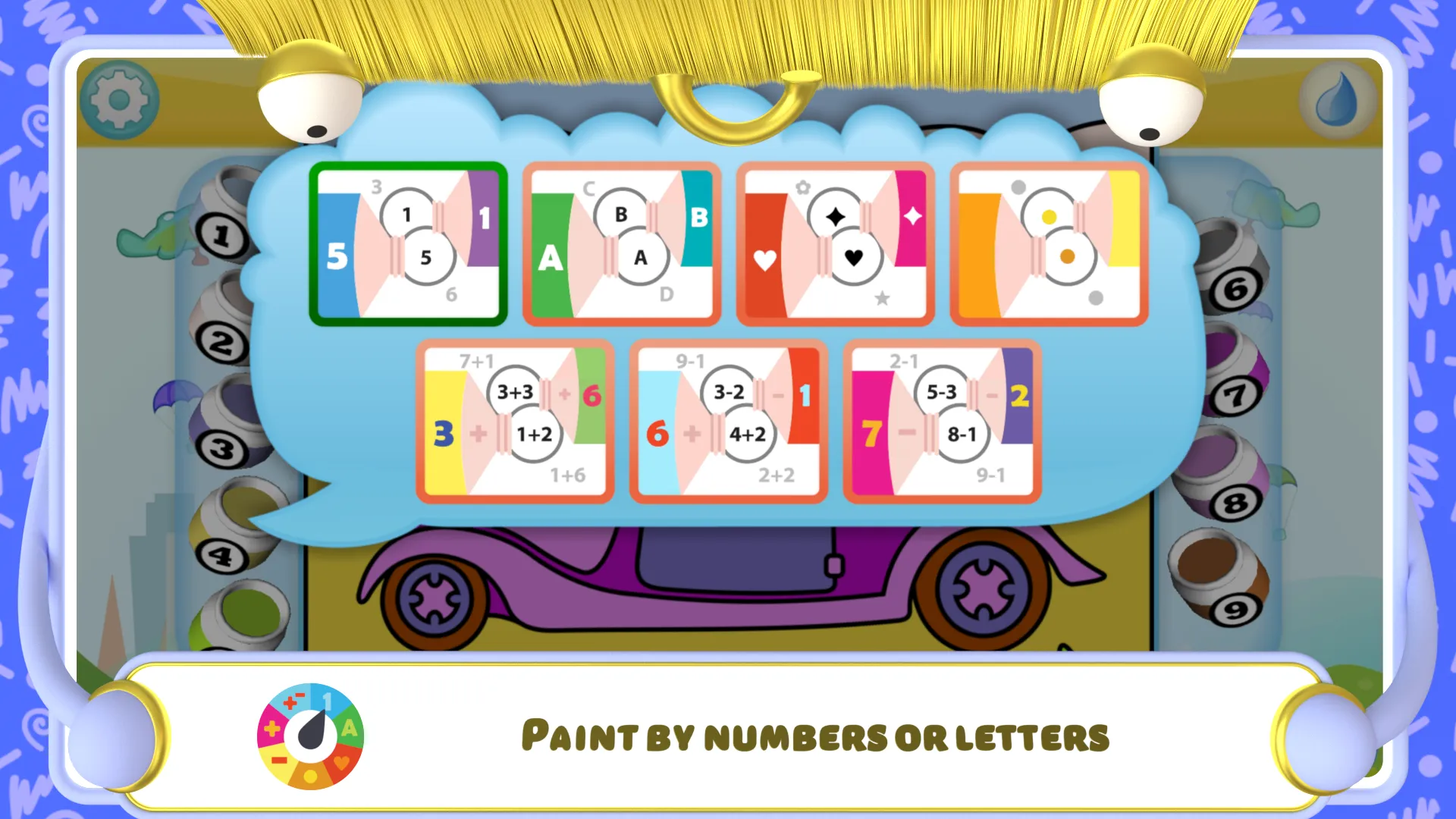 Color by Numbers - Cars | Indus Appstore | Screenshot