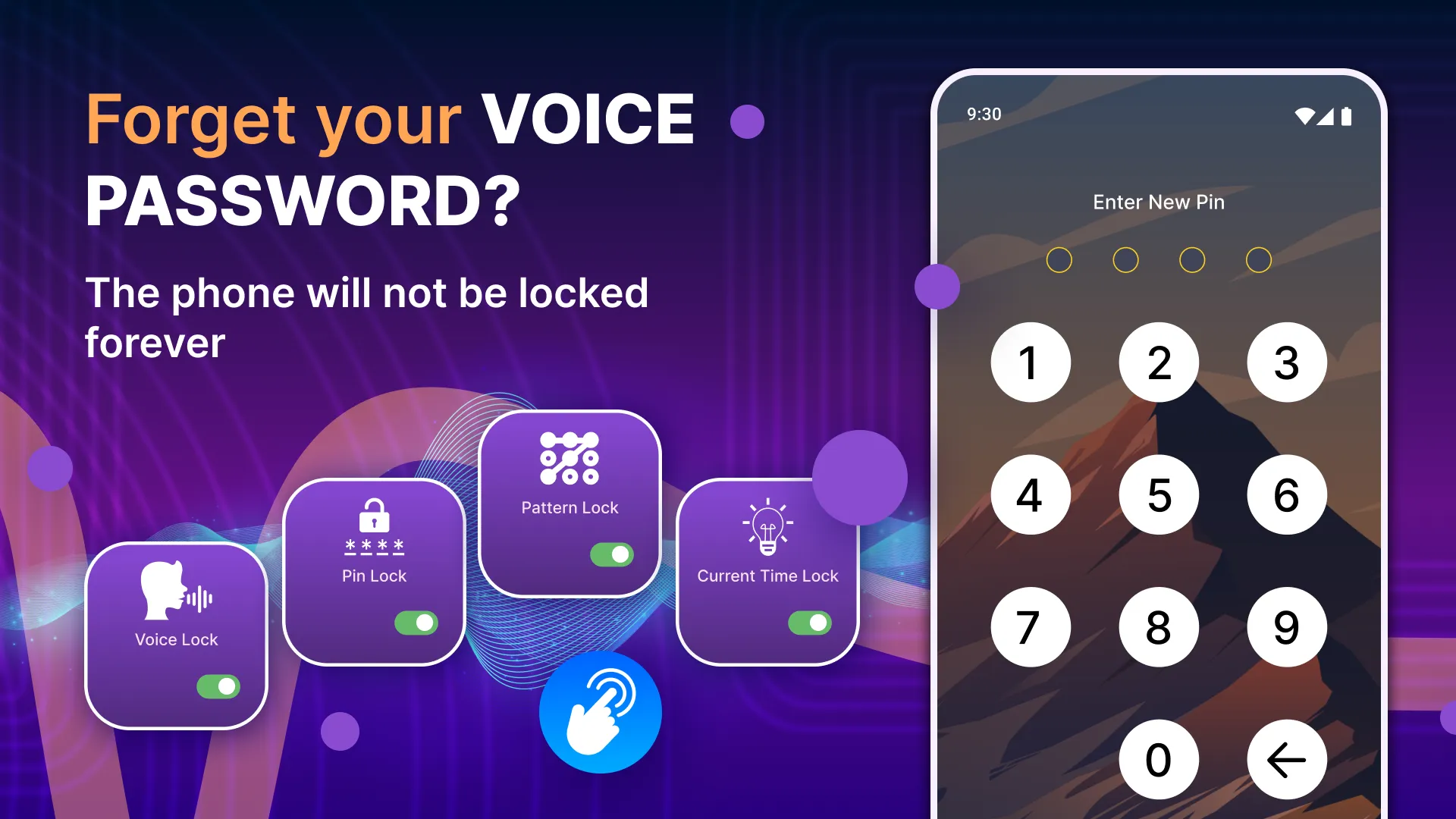 Voice Screen Lock | Indus Appstore | Screenshot