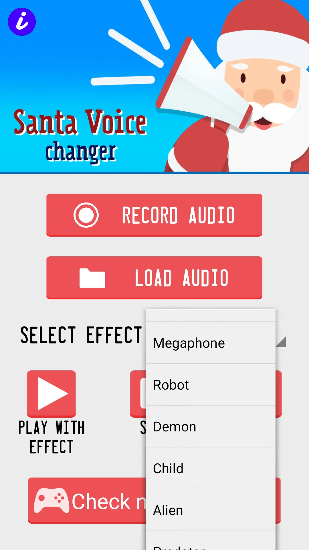 Santa Voice changer | Indus Appstore | Screenshot