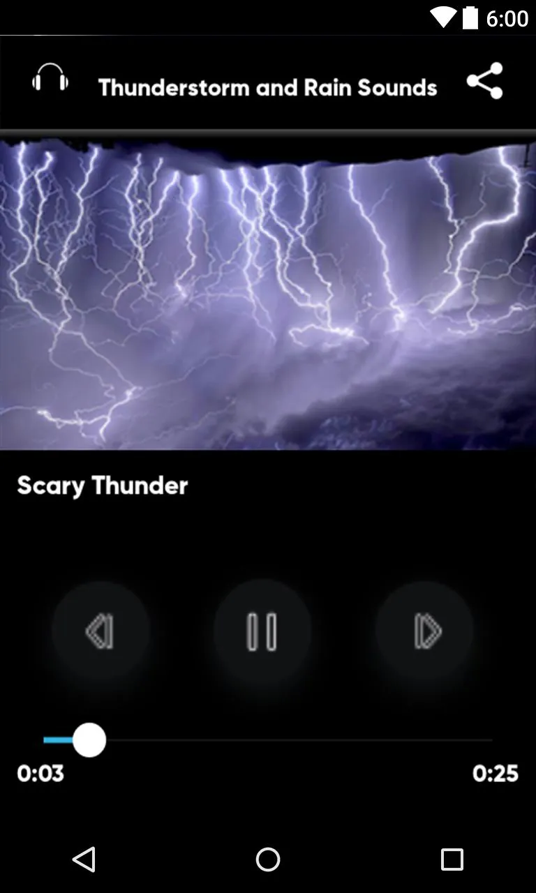 Thunderstorm and Rain Sounds | Indus Appstore | Screenshot