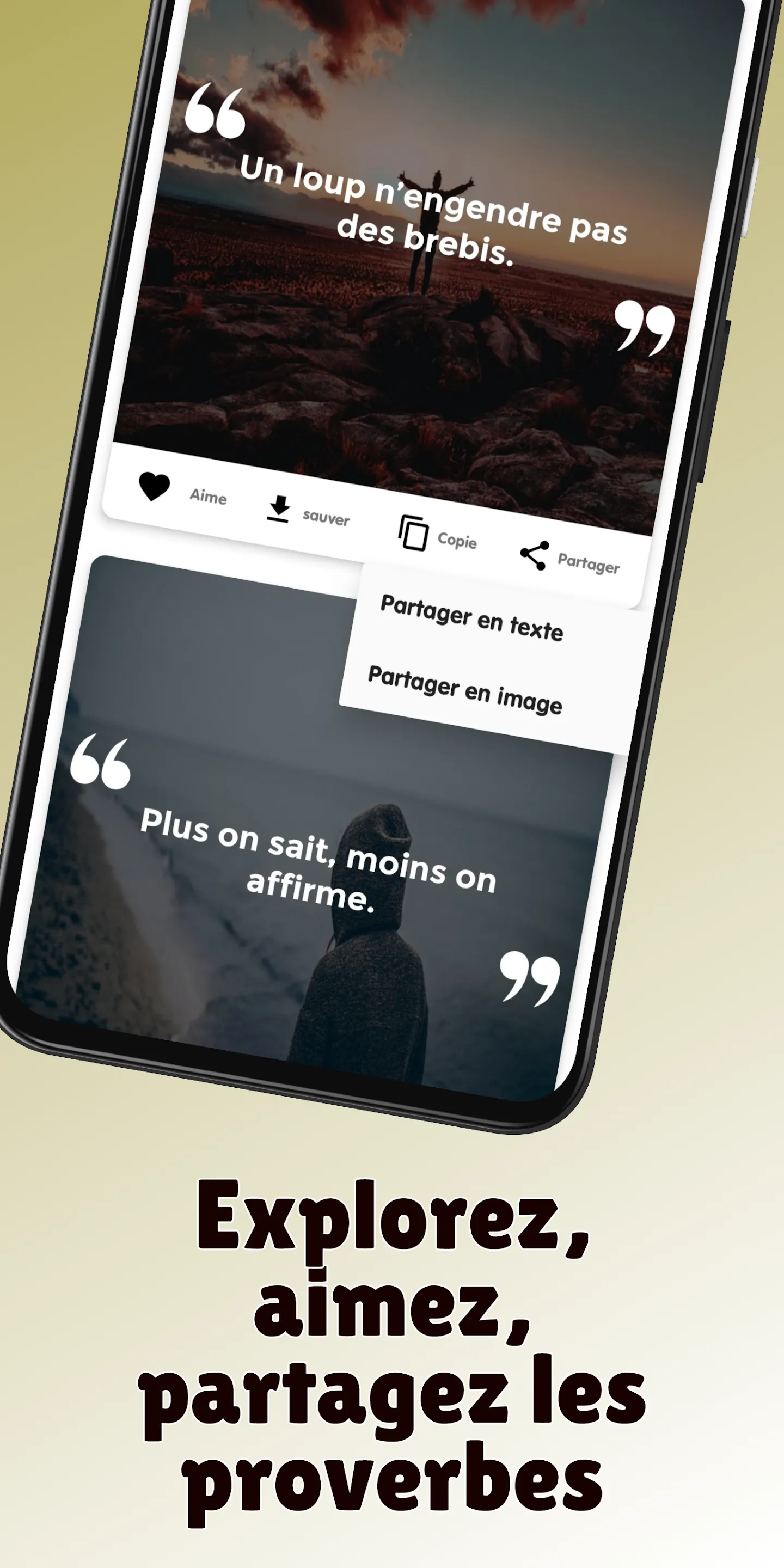 Proverbes Sages en Français | Indus Appstore | Screenshot