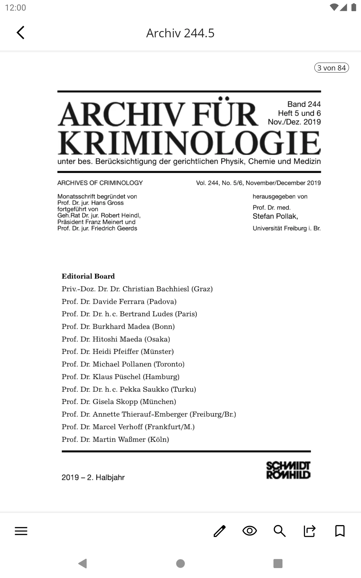 Archiv für Kriminologie | Indus Appstore | Screenshot