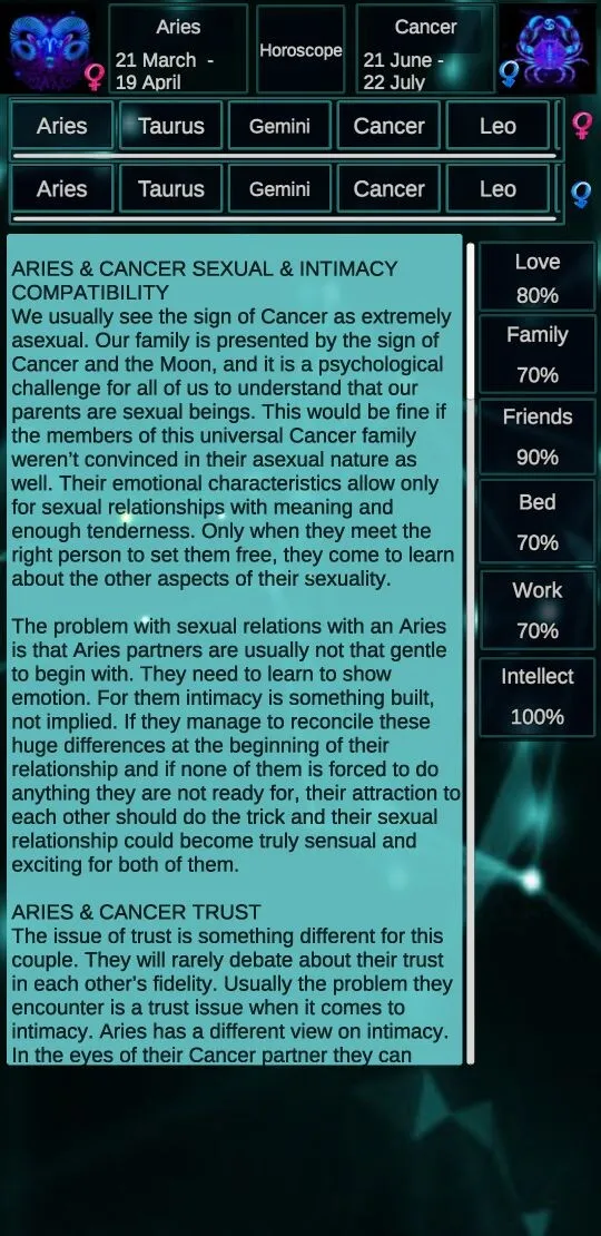 Horoscope Compatibility | Indus Appstore | Screenshot