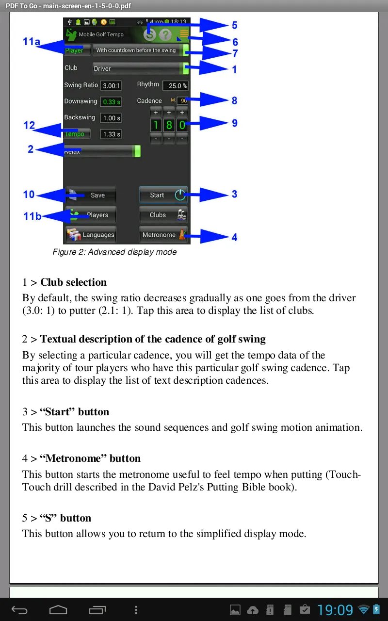 Mobile Golf Tempo Trial | Indus Appstore | Screenshot