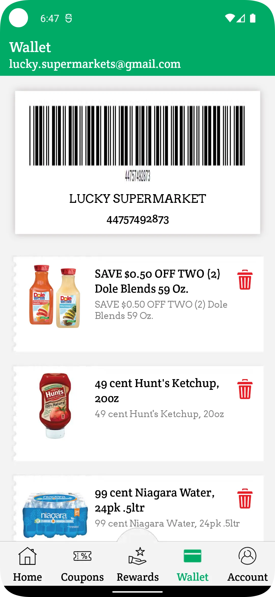 Lucky's Supermarkets | Indus Appstore | Screenshot