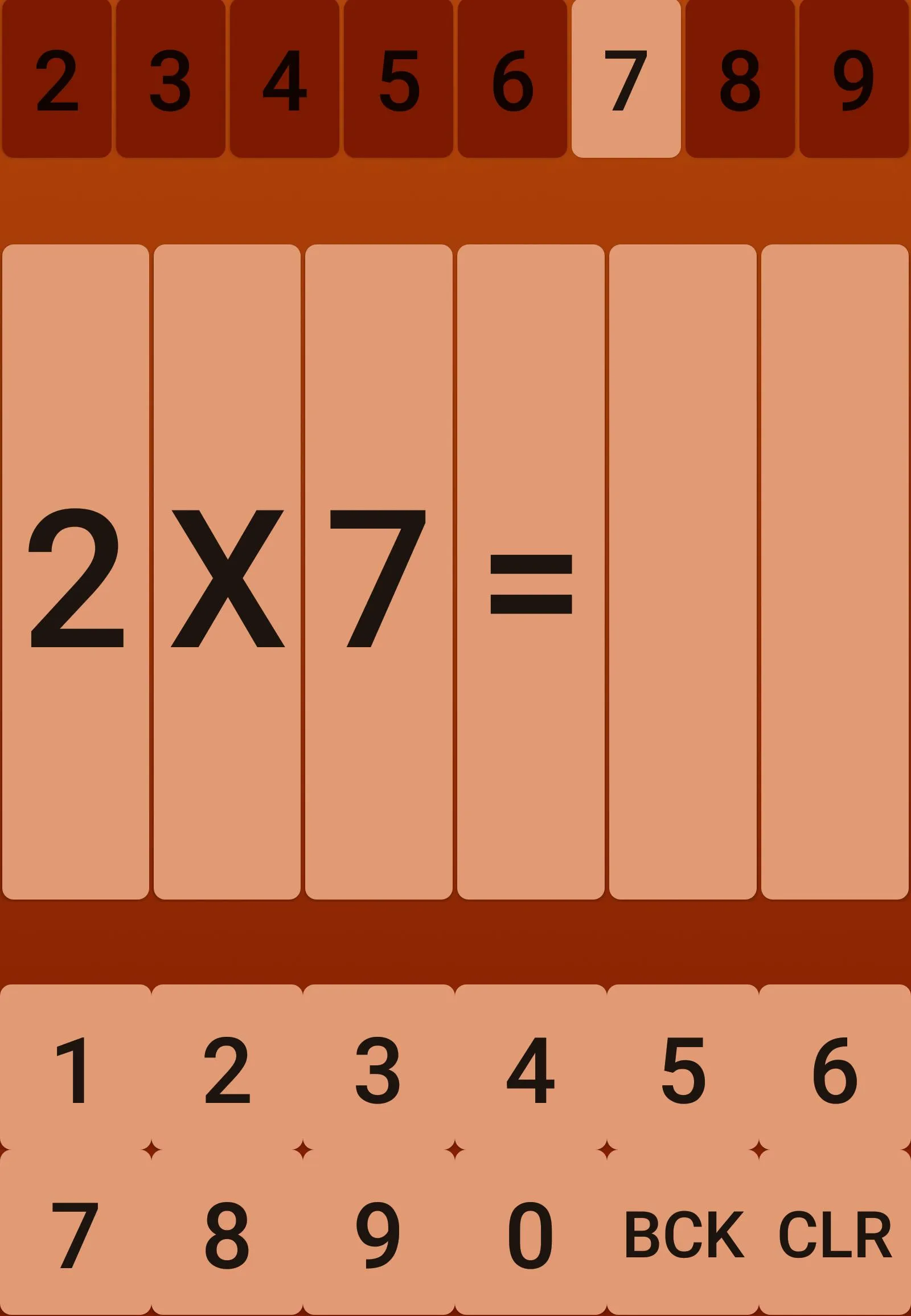 Multiplication Tables | Indus Appstore | Screenshot