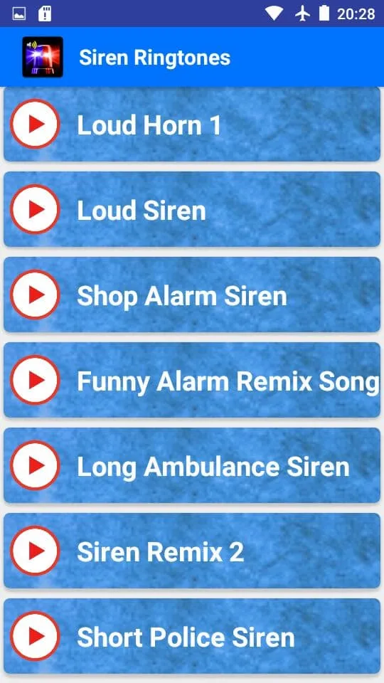 Siren Ringtones | Indus Appstore | Screenshot