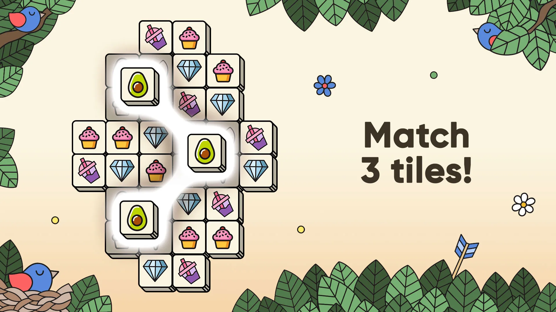 3 Tiles - Tile Matching Games | Indus Appstore | Screenshot