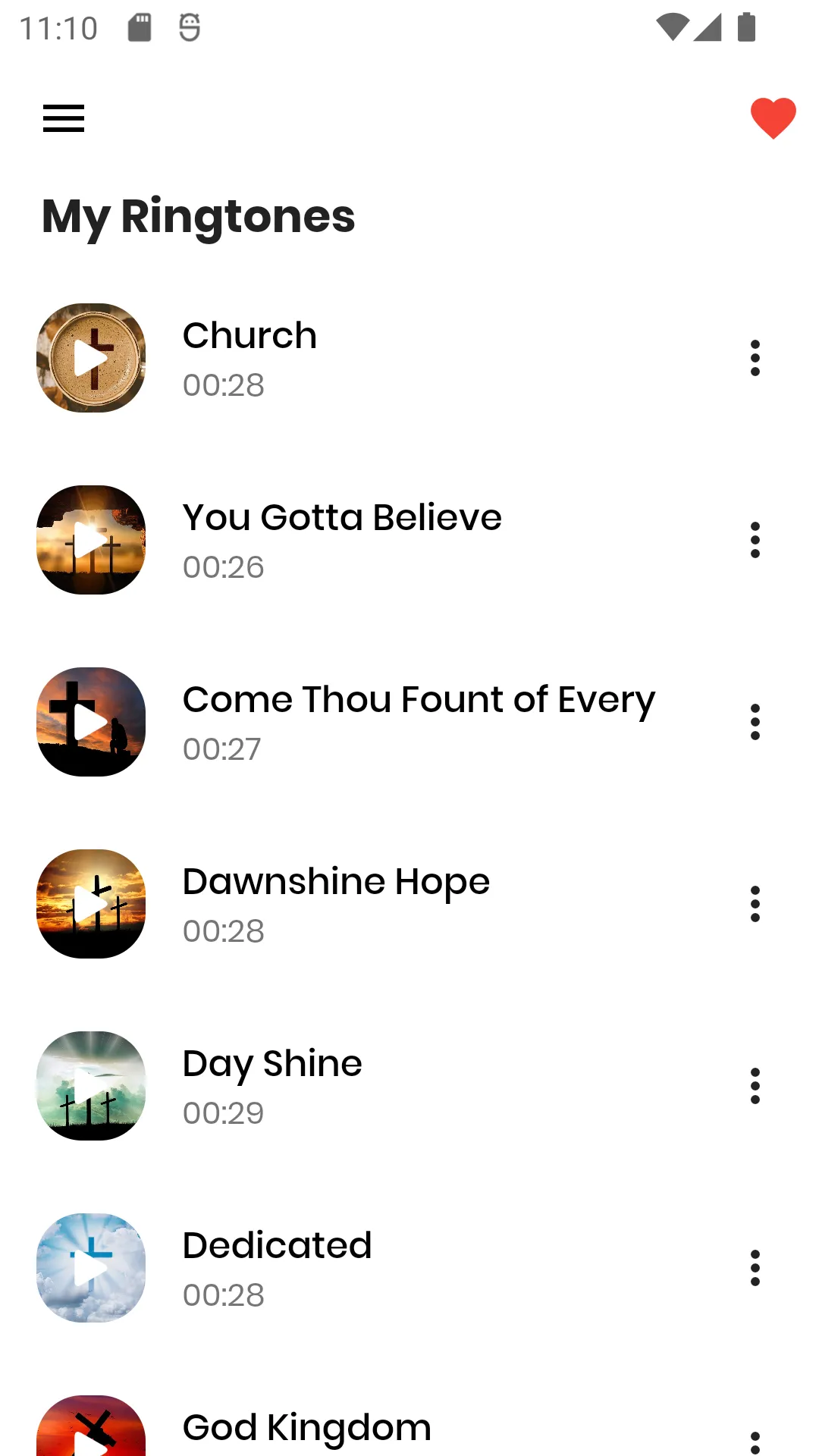 Christian Music Ringtones | Indus Appstore | Screenshot