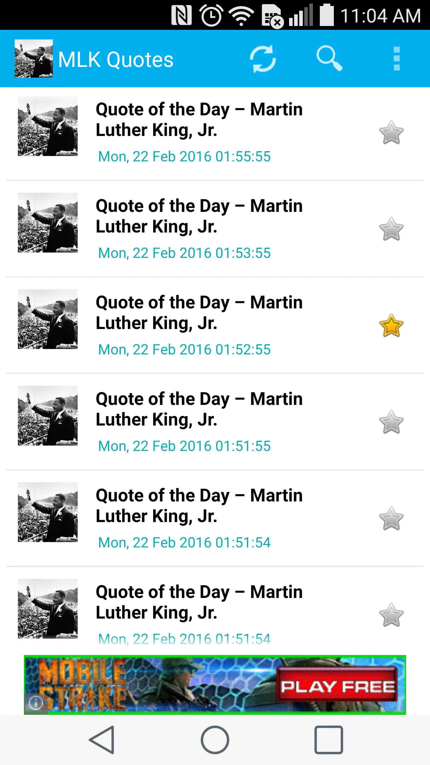 Martin Luther King Quote Daily | Indus Appstore | Screenshot