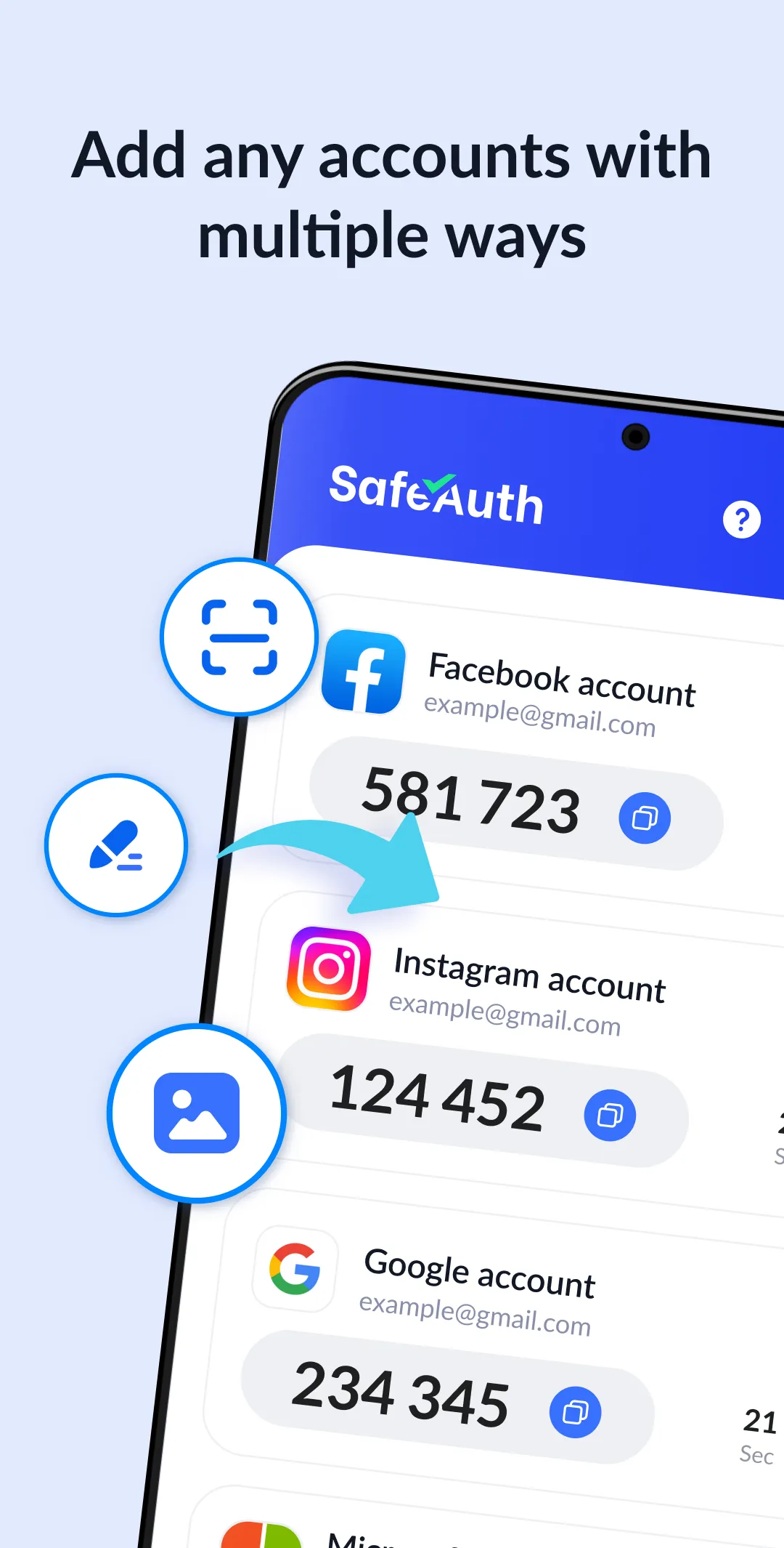 Authenticator App - SafeAuth | Indus Appstore | Screenshot