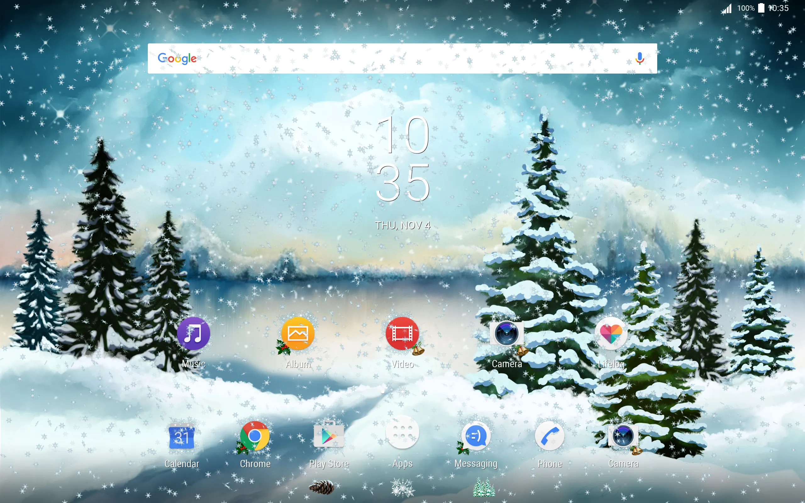 Snowy Winter Theme | Indus Appstore | Screenshot