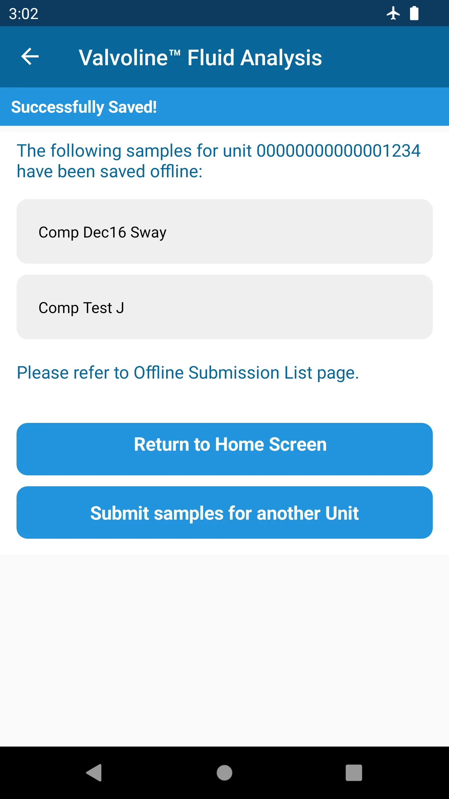 Valvoline Fluid Analysis | Indus Appstore | Screenshot