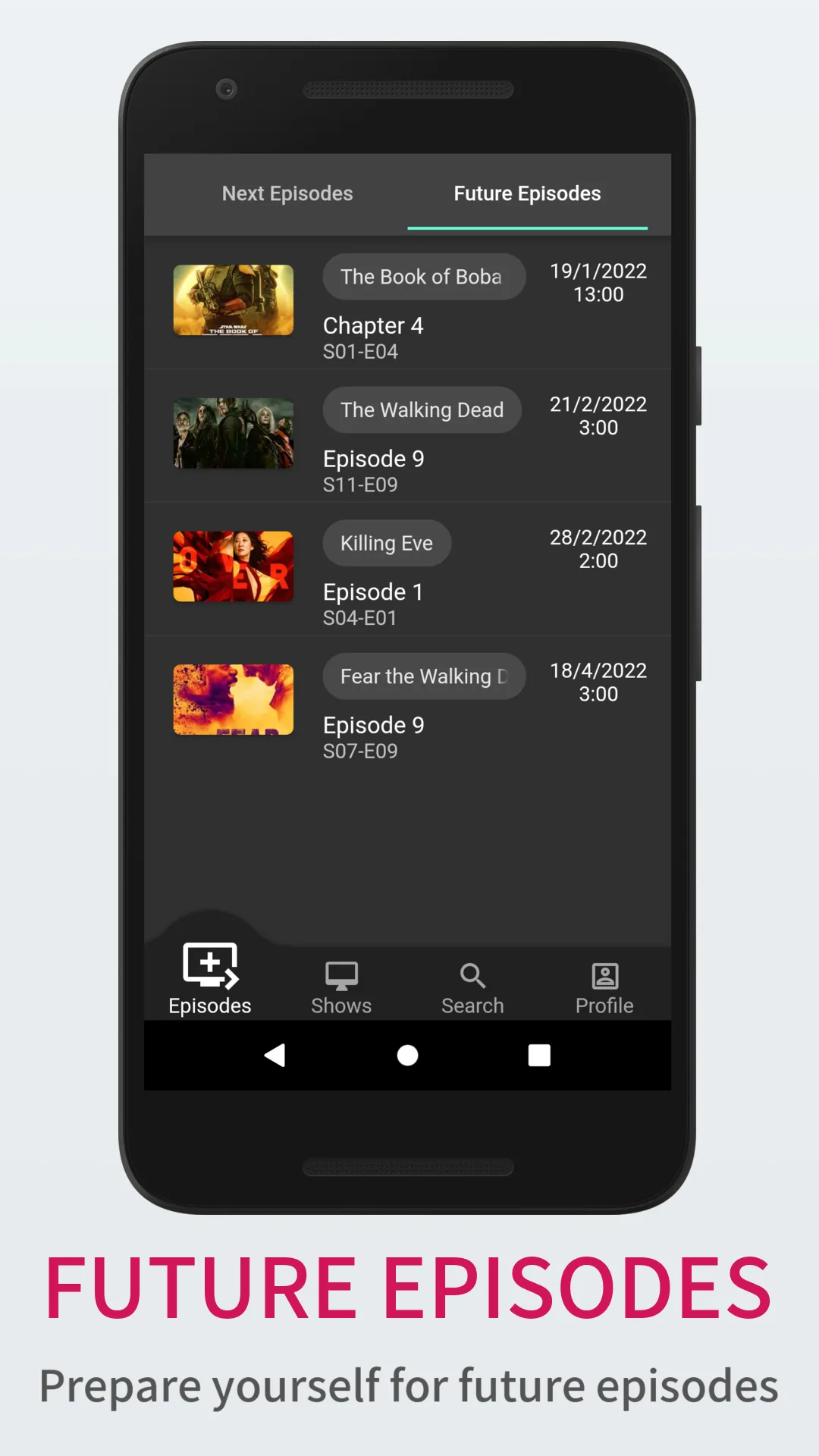 TV Series: Track your TV Shows | Indus Appstore | Screenshot