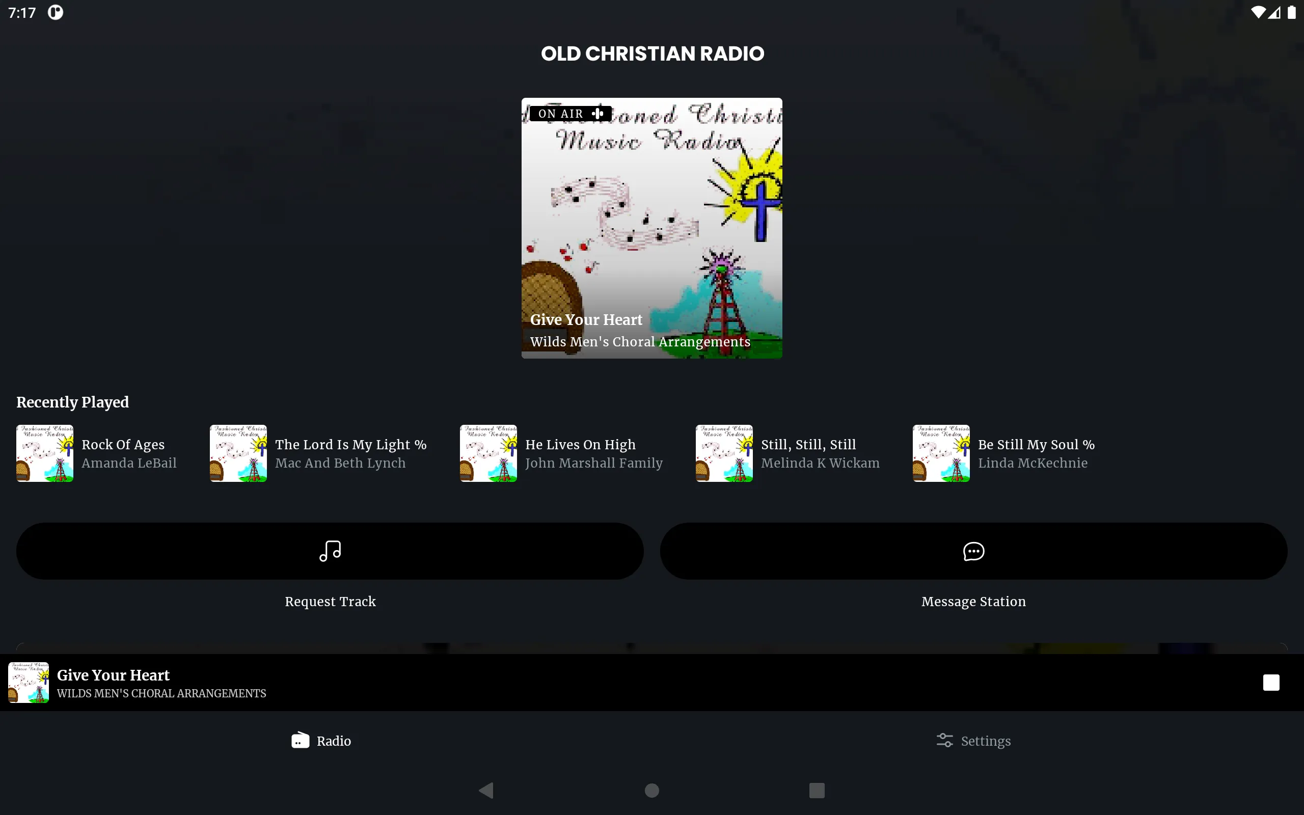 OLD CHRISTIAN RADIO | Indus Appstore | Screenshot