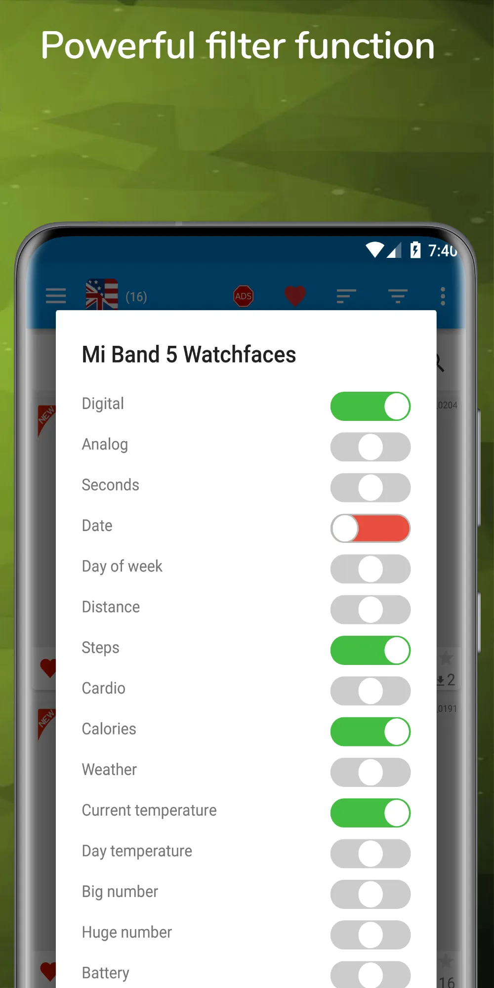 Mi Band 5 WatchFaces | Indus Appstore | Screenshot