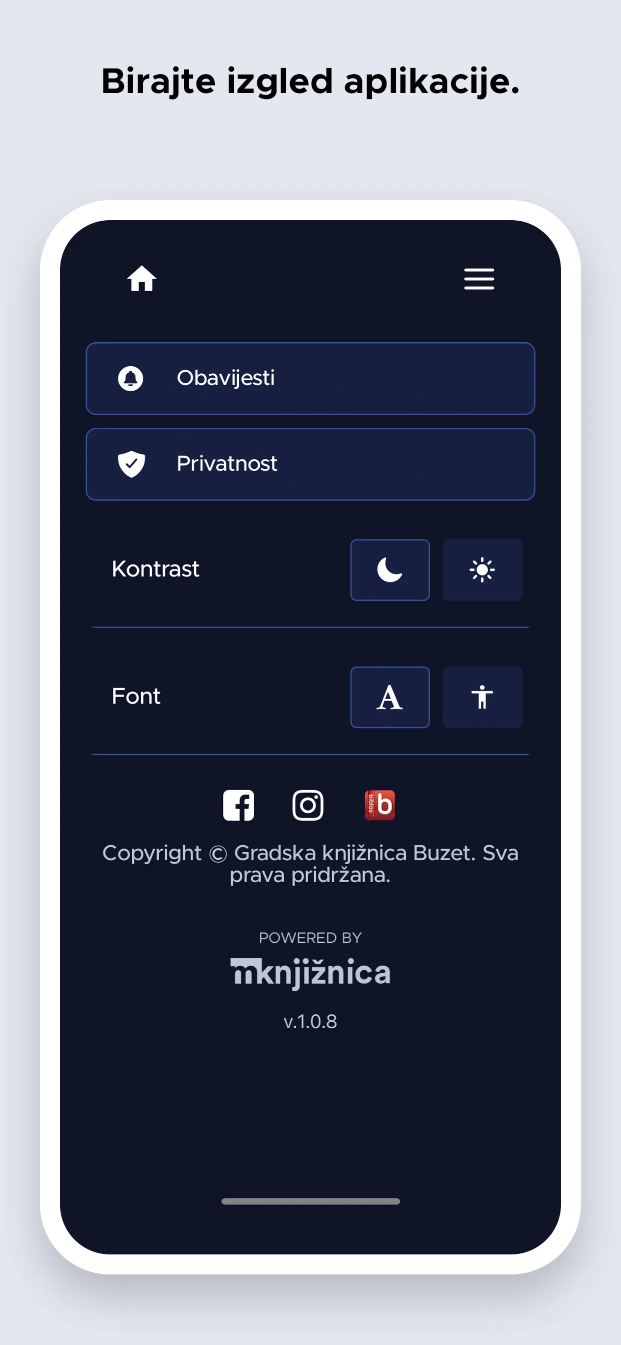 Gradska knjižnica Buzet | Indus Appstore | Screenshot