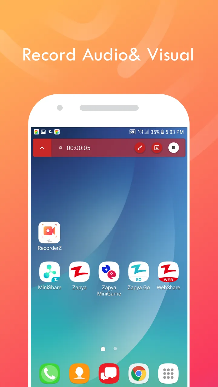 RecorderZ - Screen Recorder by | Indus Appstore | Screenshot