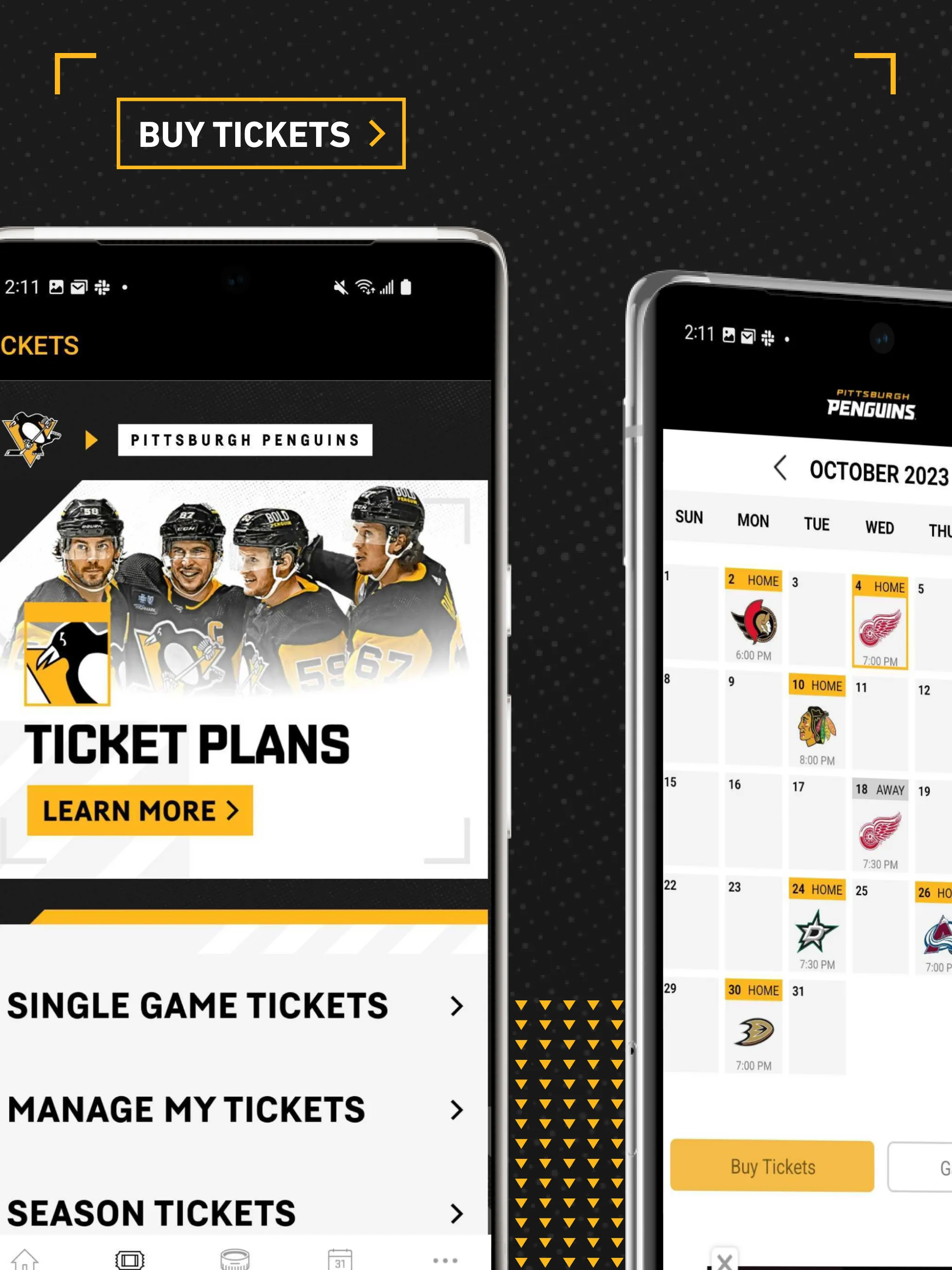 Pittsburgh Penguins Mobile | Indus Appstore | Screenshot