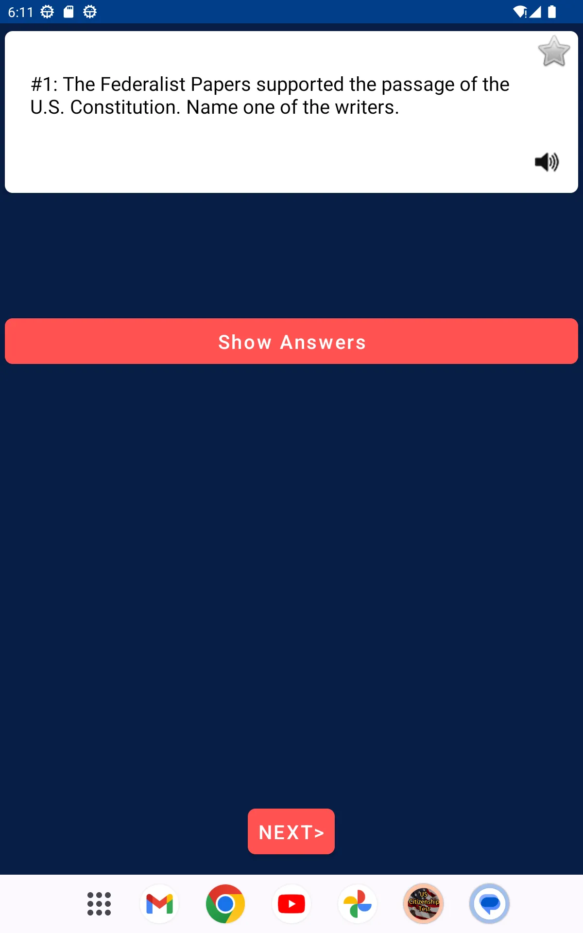 US Citizenship Test 2025 | Indus Appstore | Screenshot