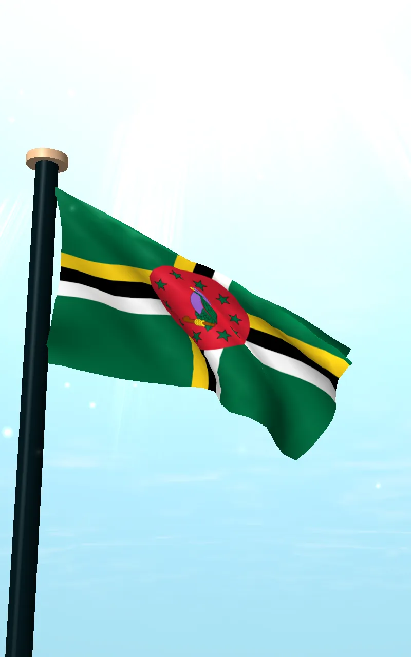 Dominica Flag 3D Free | Indus Appstore | Screenshot