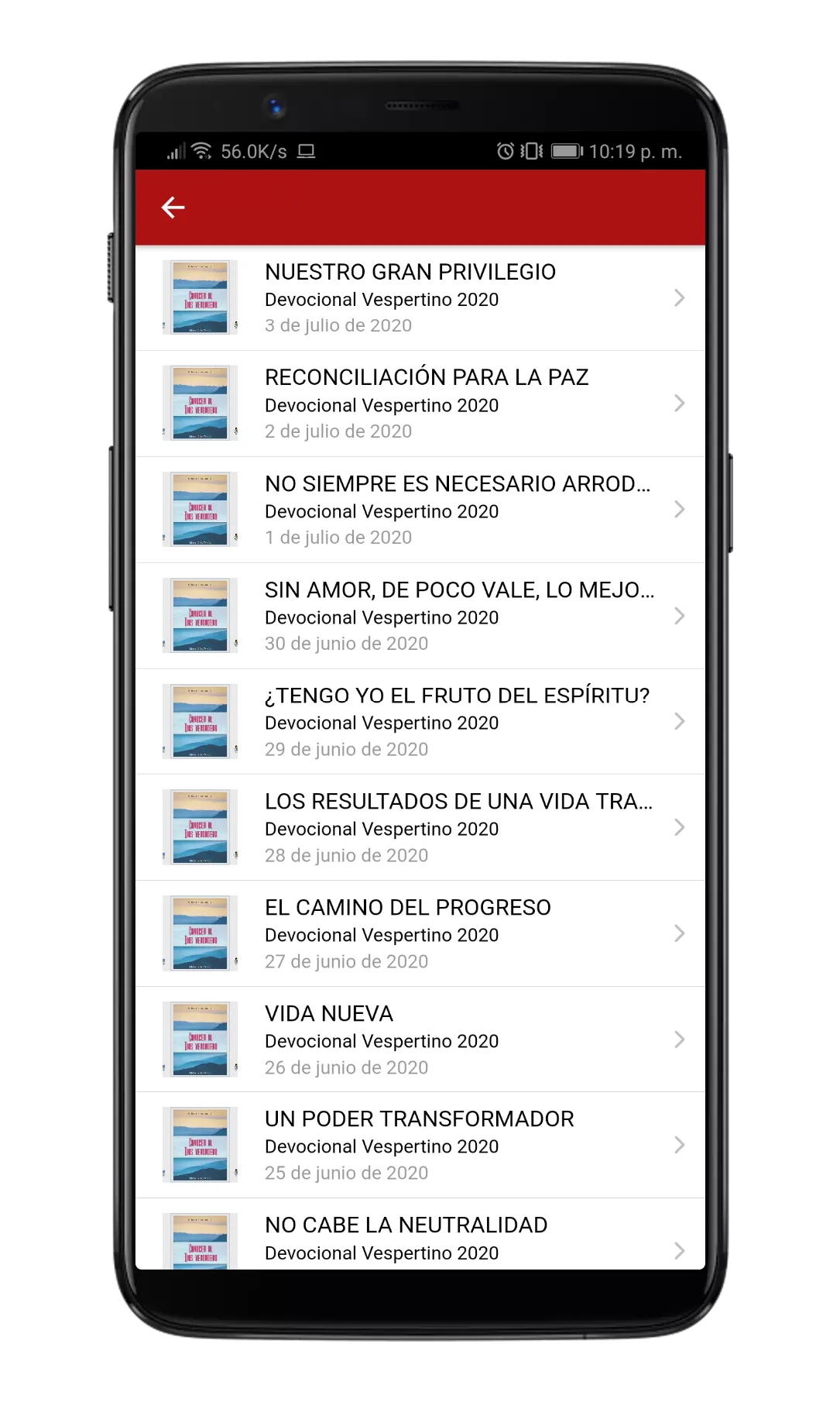 Meditaciones Diarias | Indus Appstore | Screenshot