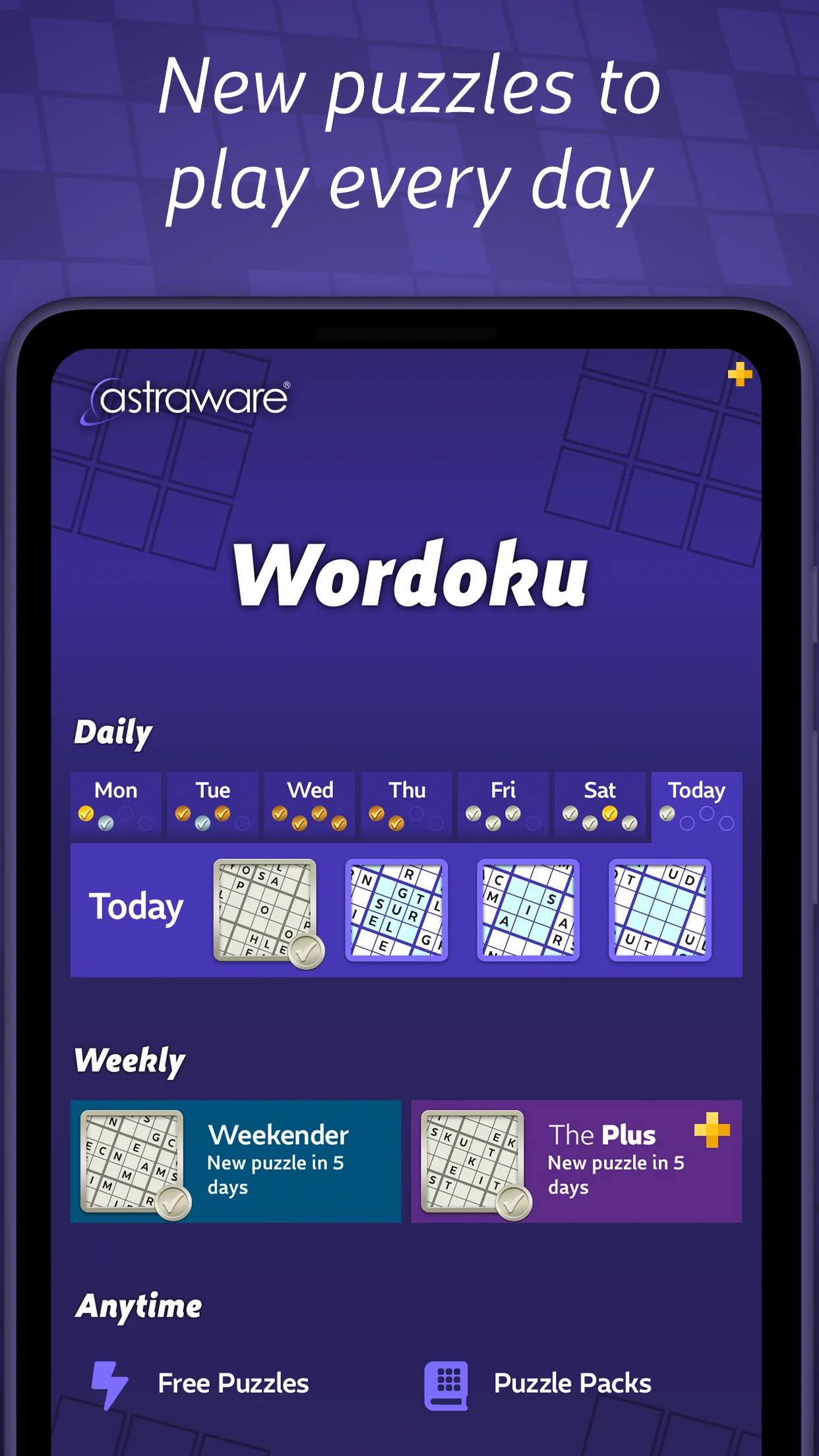 Astraware Wordoku | Indus Appstore | Screenshot