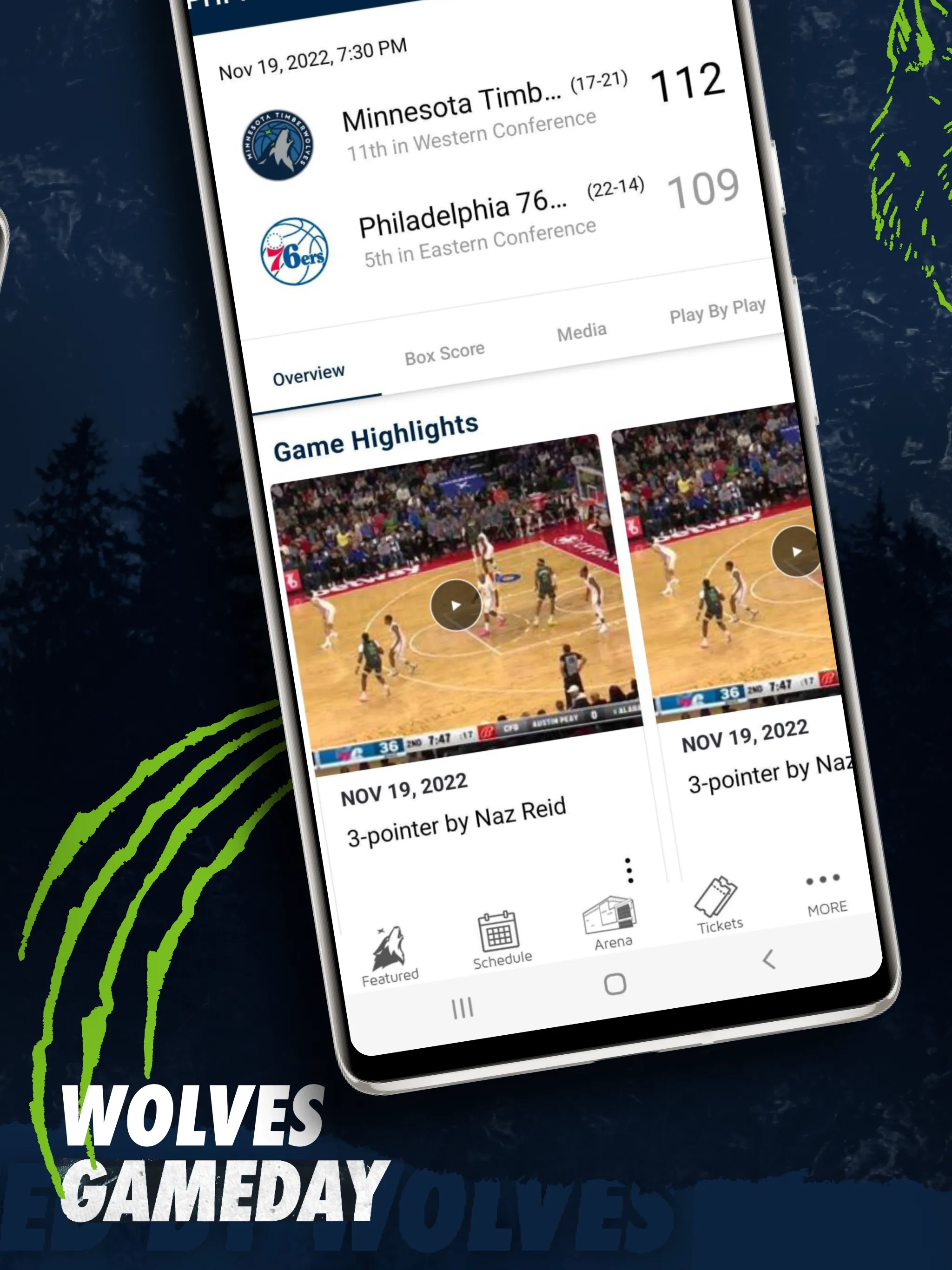 Timberwolves + Target Center | Indus Appstore | Screenshot