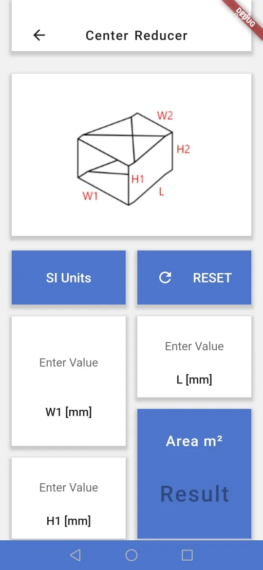 Duct Surface Area Calculator | Indus Appstore | Screenshot