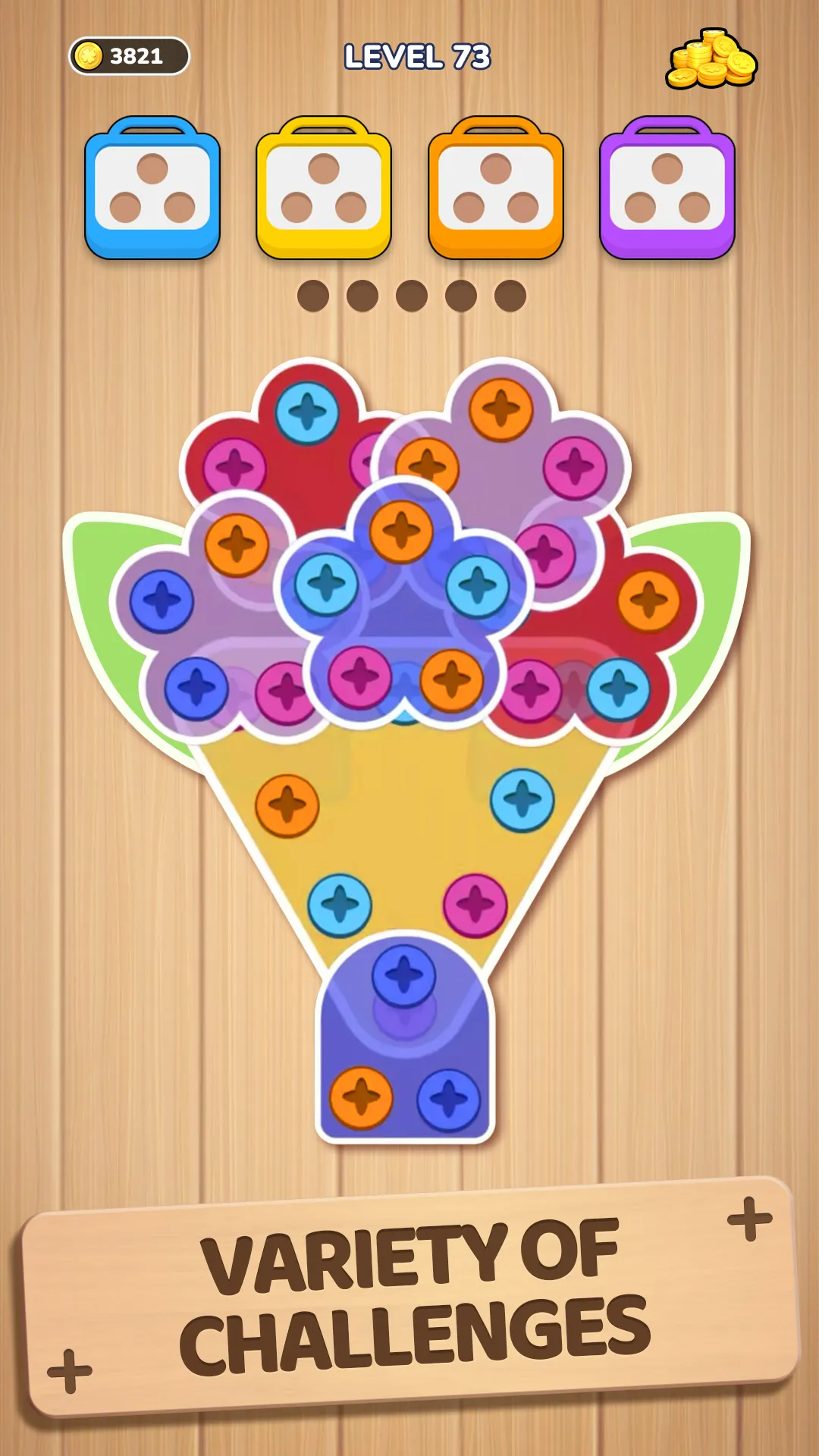 Woodle Screw Jam: Nuts & Bolts | Indus Appstore | Screenshot