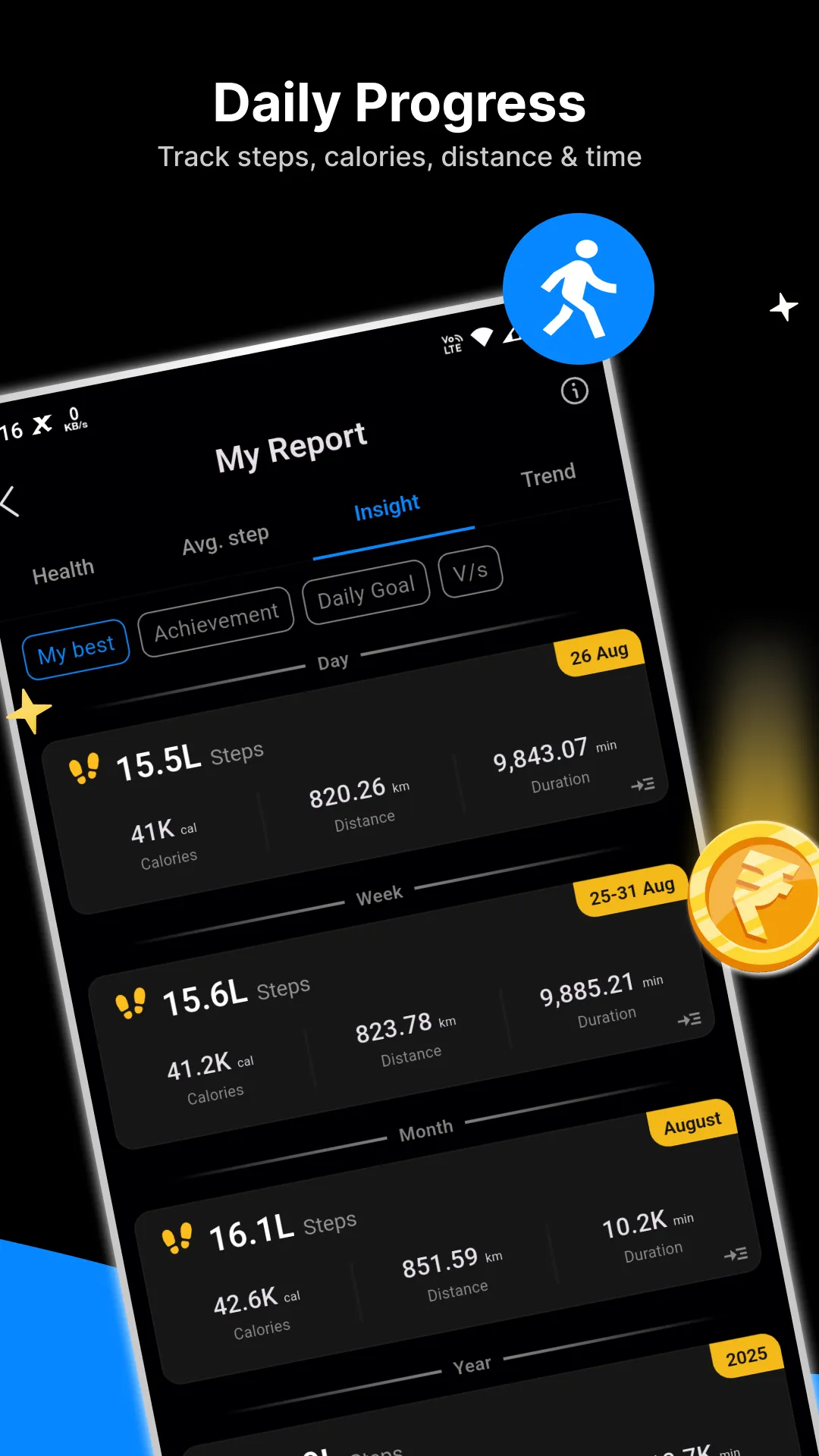 StepX - Walk & Earn real Gold | Indus Appstore | Screenshot