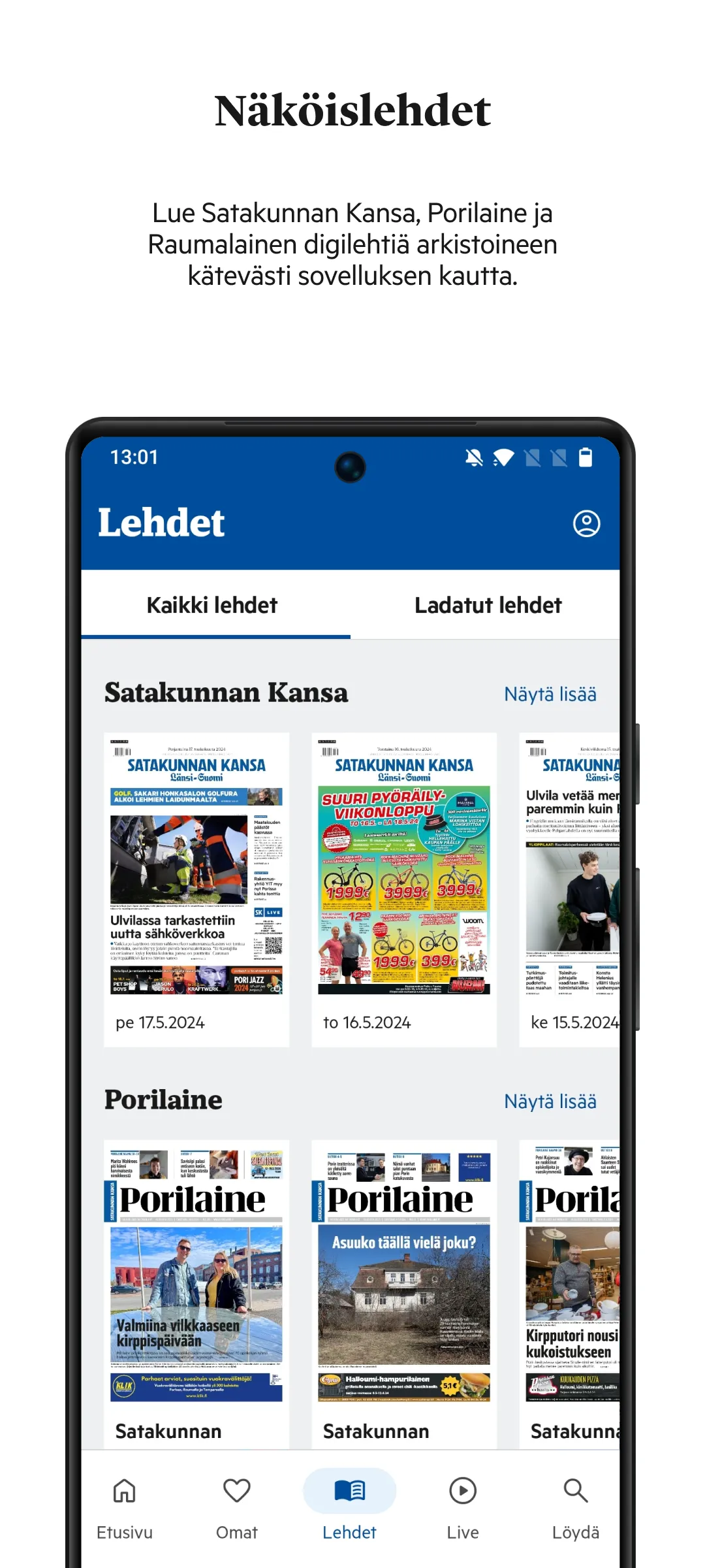 Satakunnan Kansa Länsi-Suomi | Indus Appstore | Screenshot