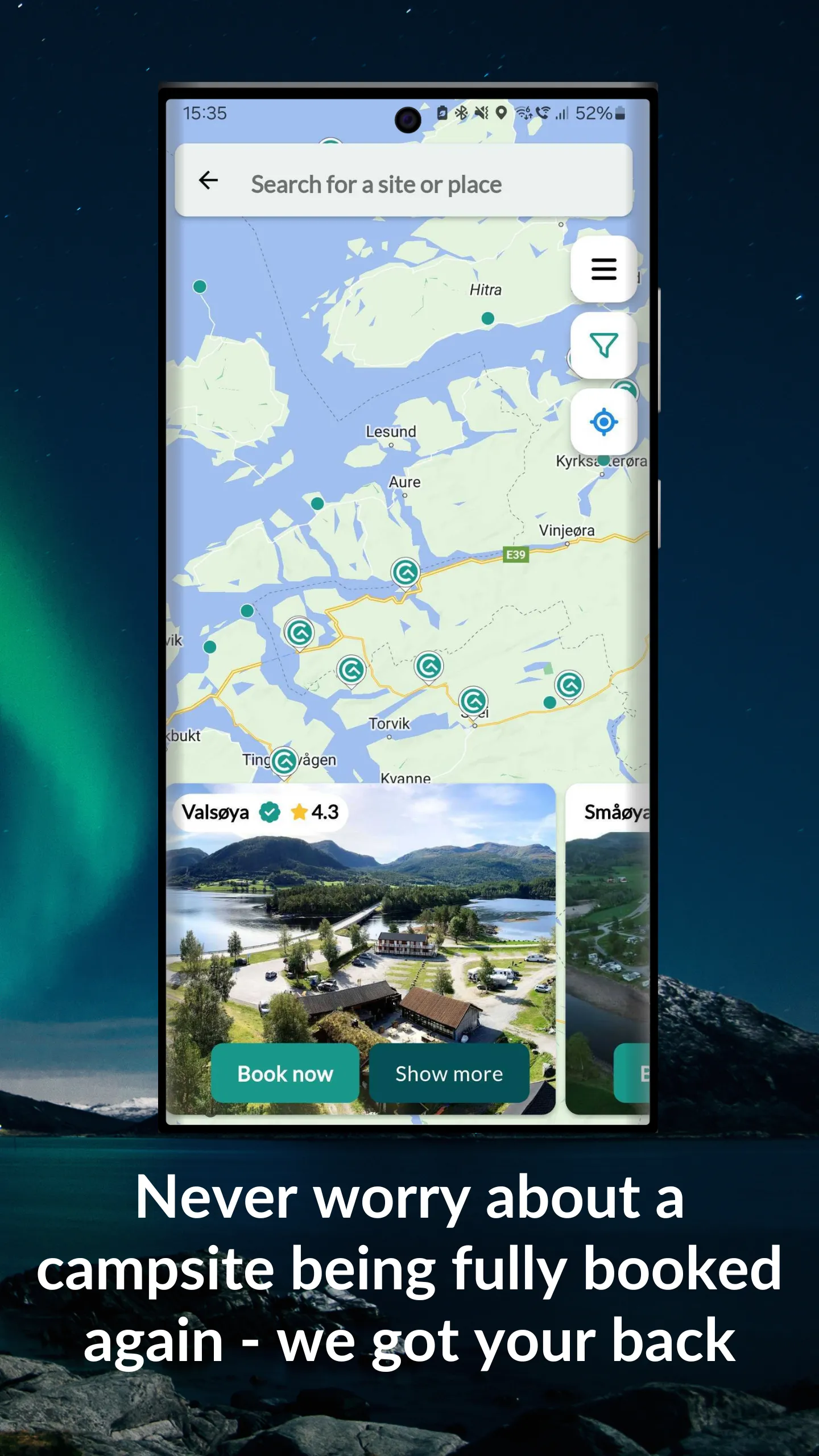 Campio - Find & Book Camping | Indus Appstore | Screenshot