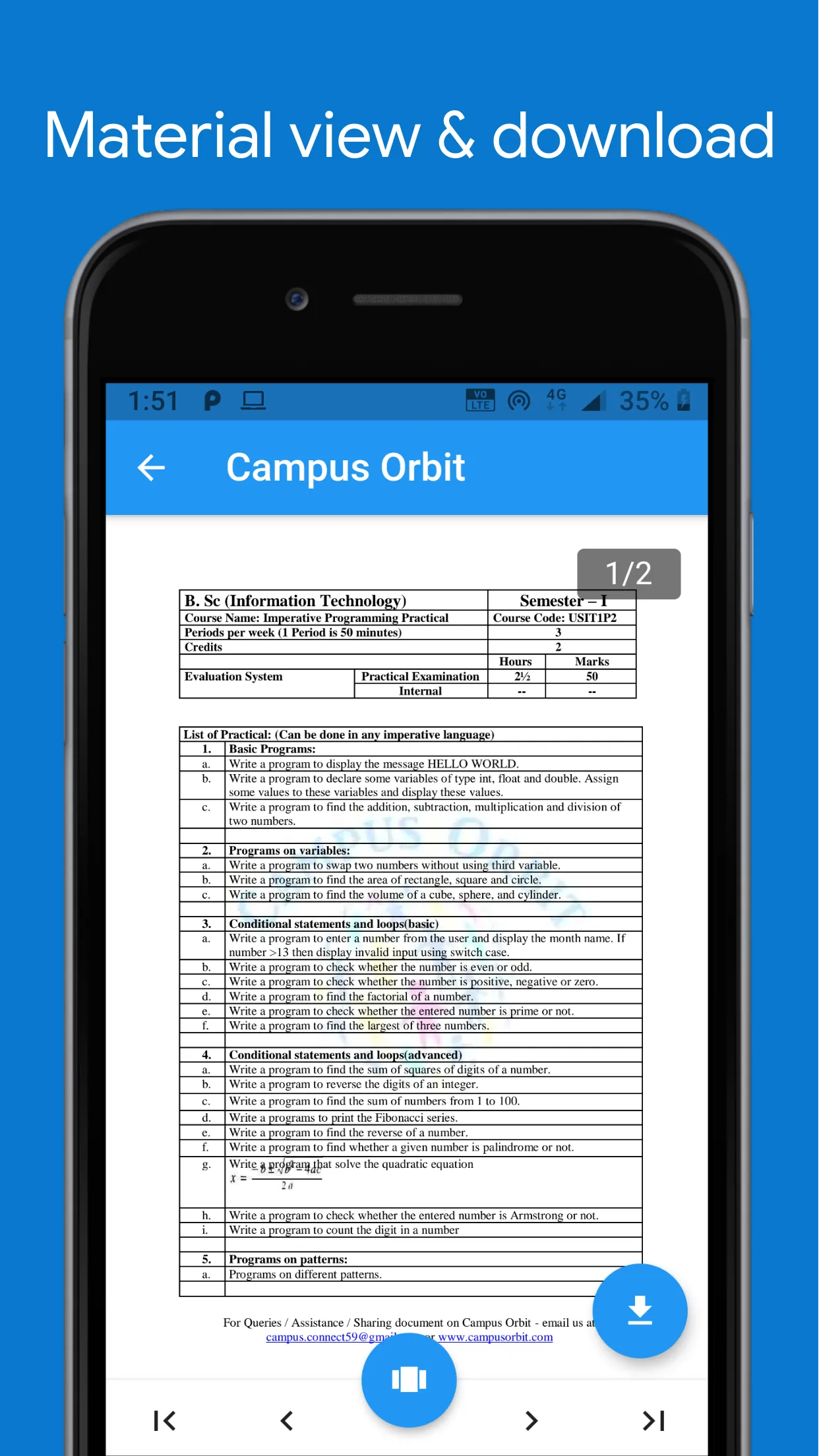 Campus Orbit | Indus Appstore | Screenshot