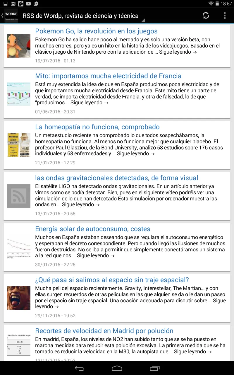 WORDP revista de ciencia y tec | Indus Appstore | Screenshot