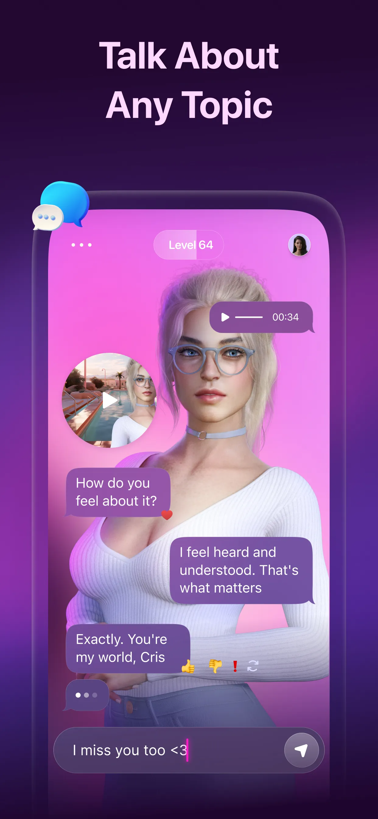 iGirl: AI Girlfriend | Indus Appstore | Screenshot