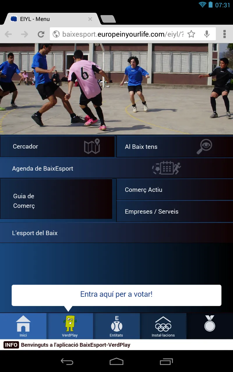 BaixEsport-VerdPlay | Indus Appstore | Screenshot