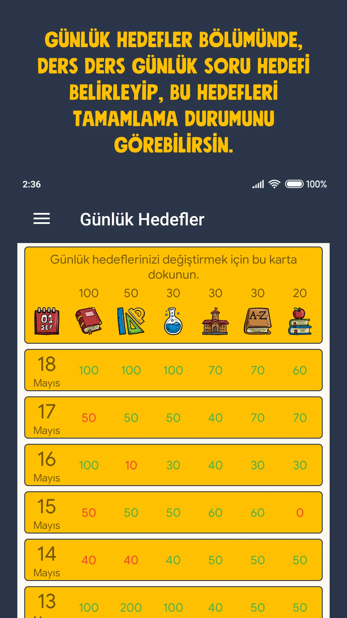 LGS Konu Takibi ve Sayaç | Indus Appstore | Screenshot