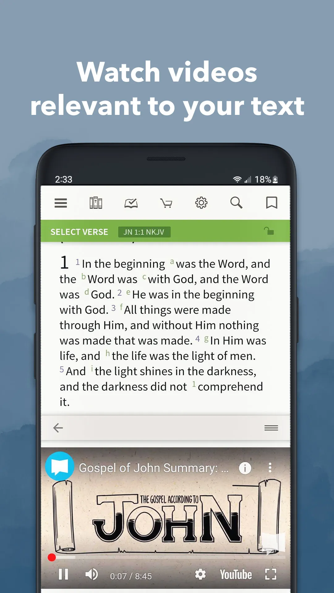 NKJV Bible App by Olive Tree | Indus Appstore | Screenshot