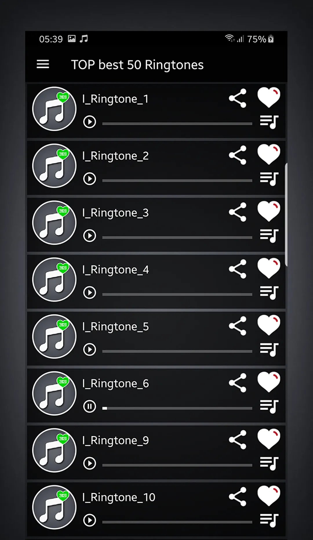 Ringtones iphone for Android | Indus Appstore | Screenshot