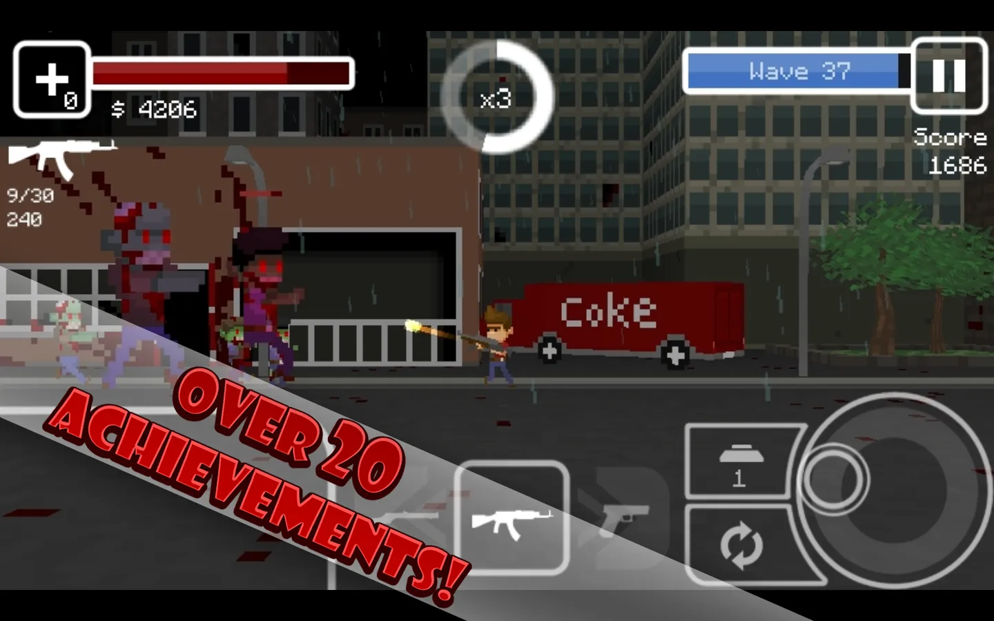 Undead Pixels: Zombie Invasion | Indus Appstore | Screenshot