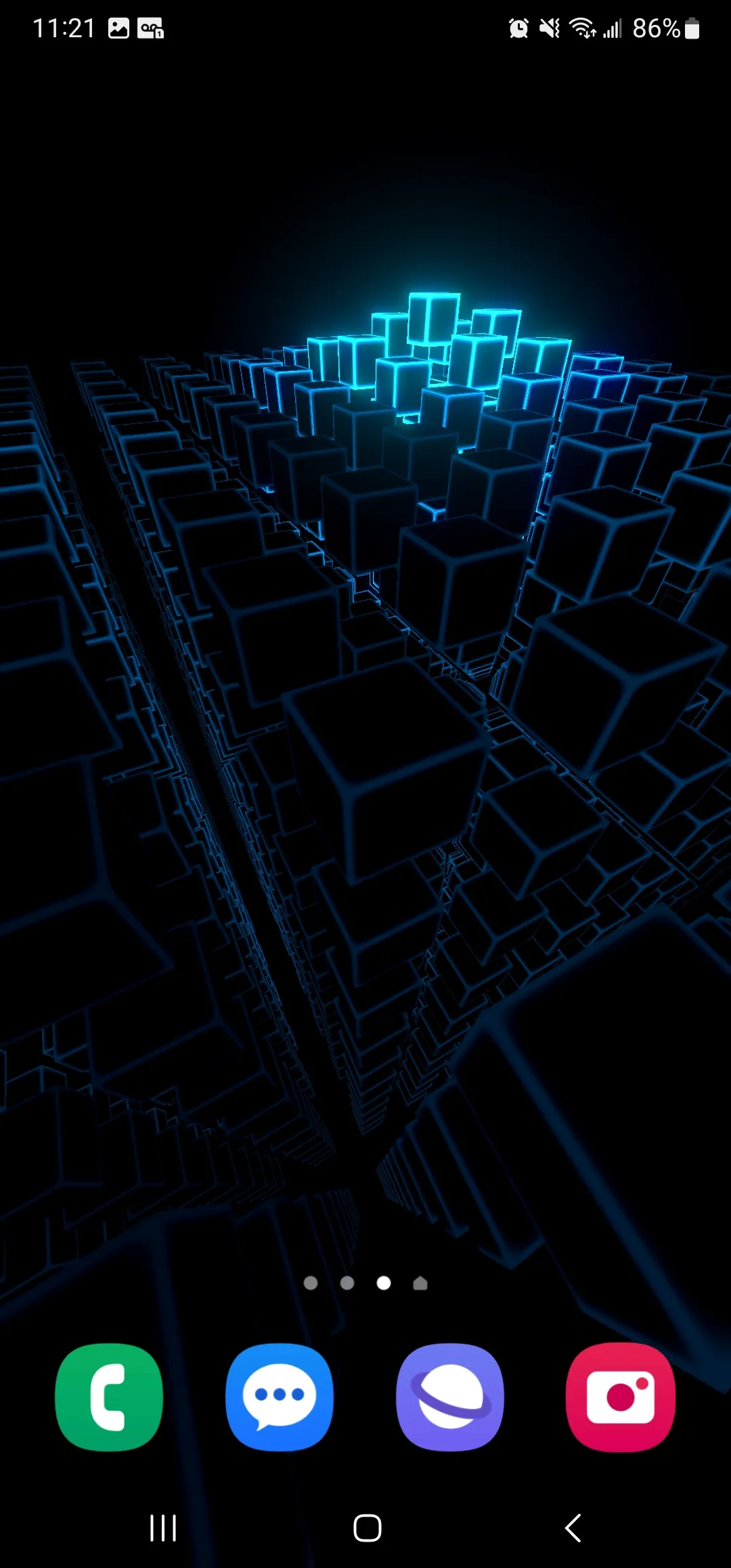 Infinity Cubes Live Wallpaper | Indus Appstore | Screenshot