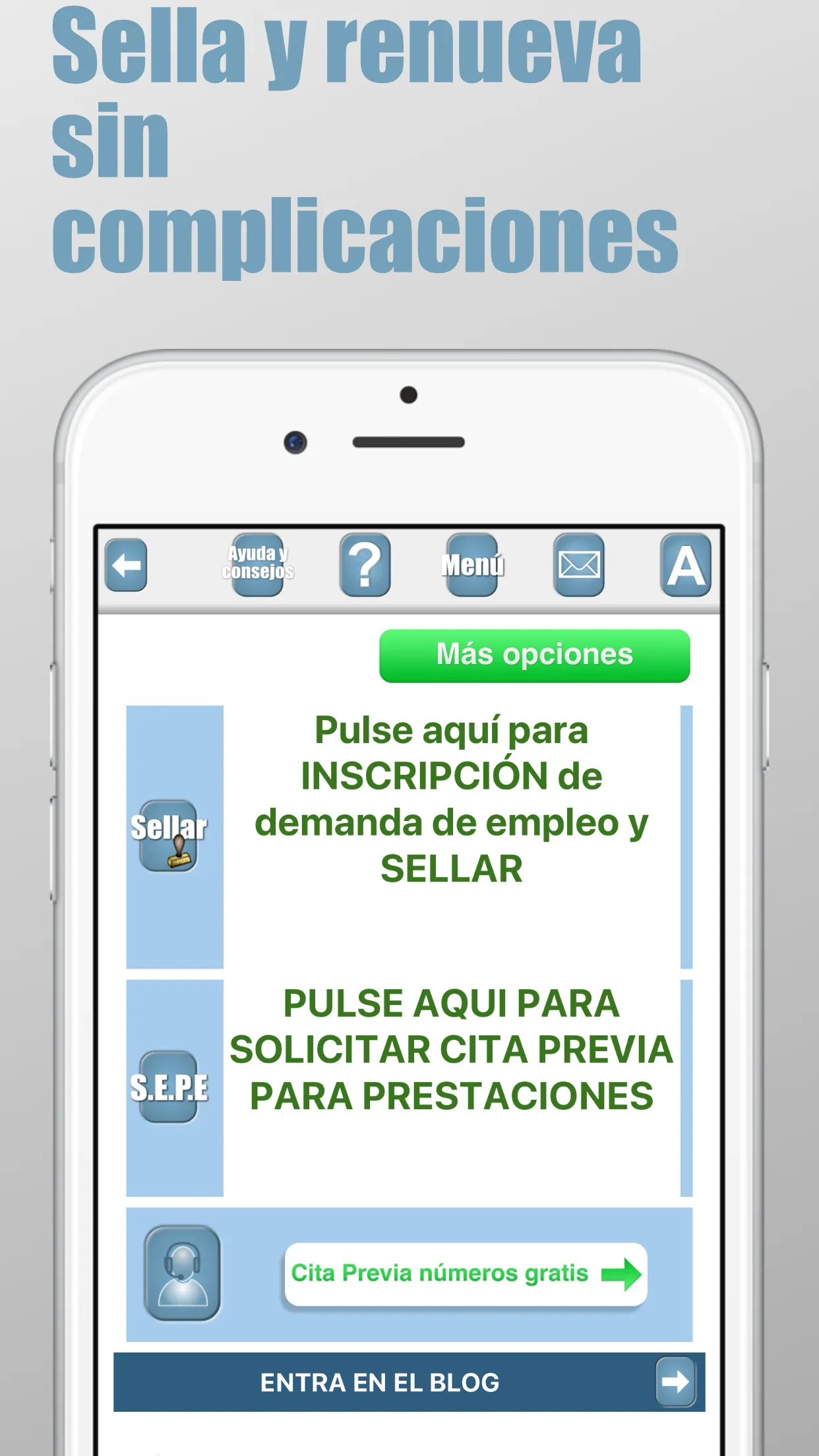 Inem Sellar Renovar el paro | Indus Appstore | Screenshot