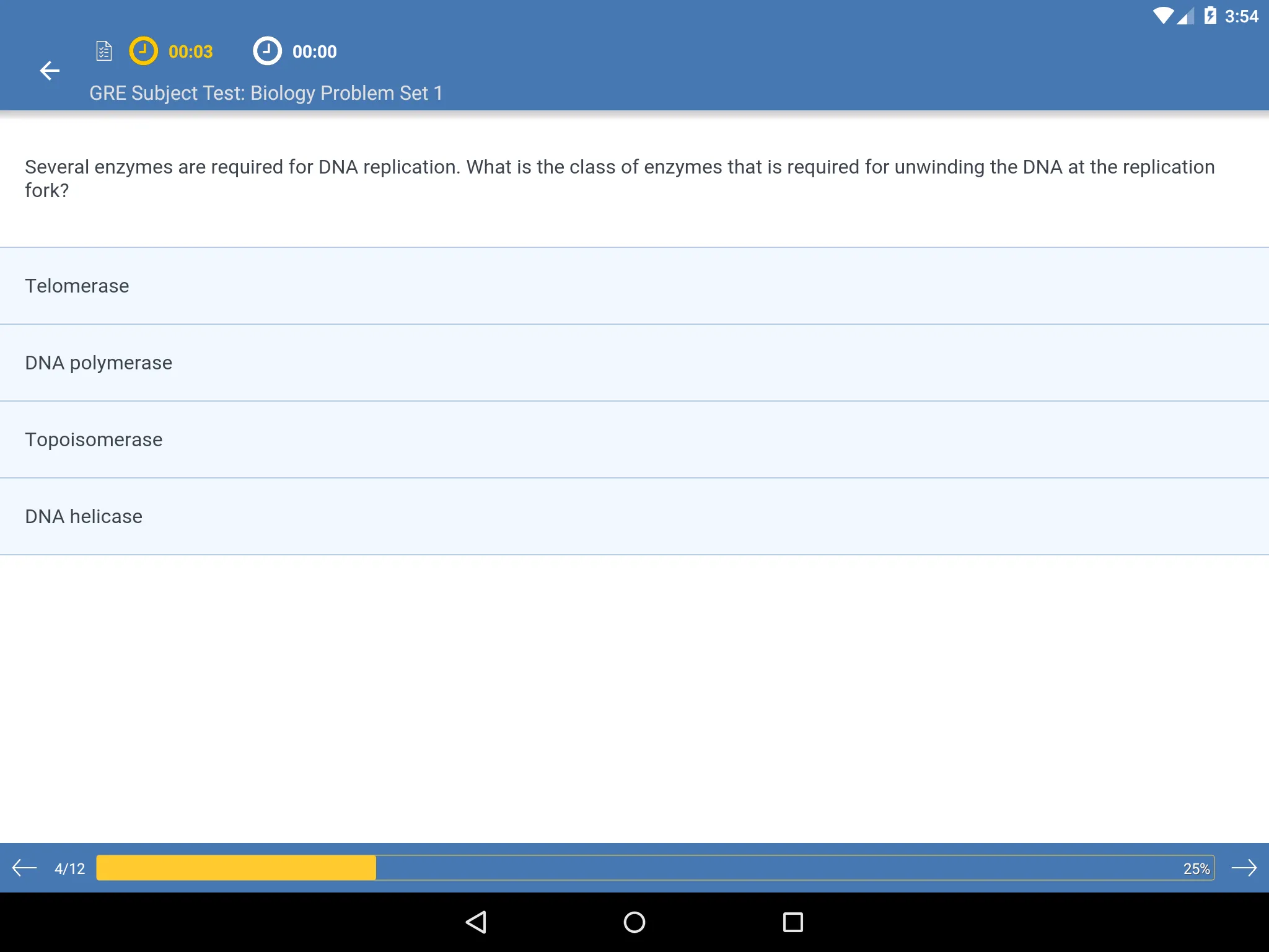 GRE Biology Practice & Prep | Indus Appstore | Screenshot