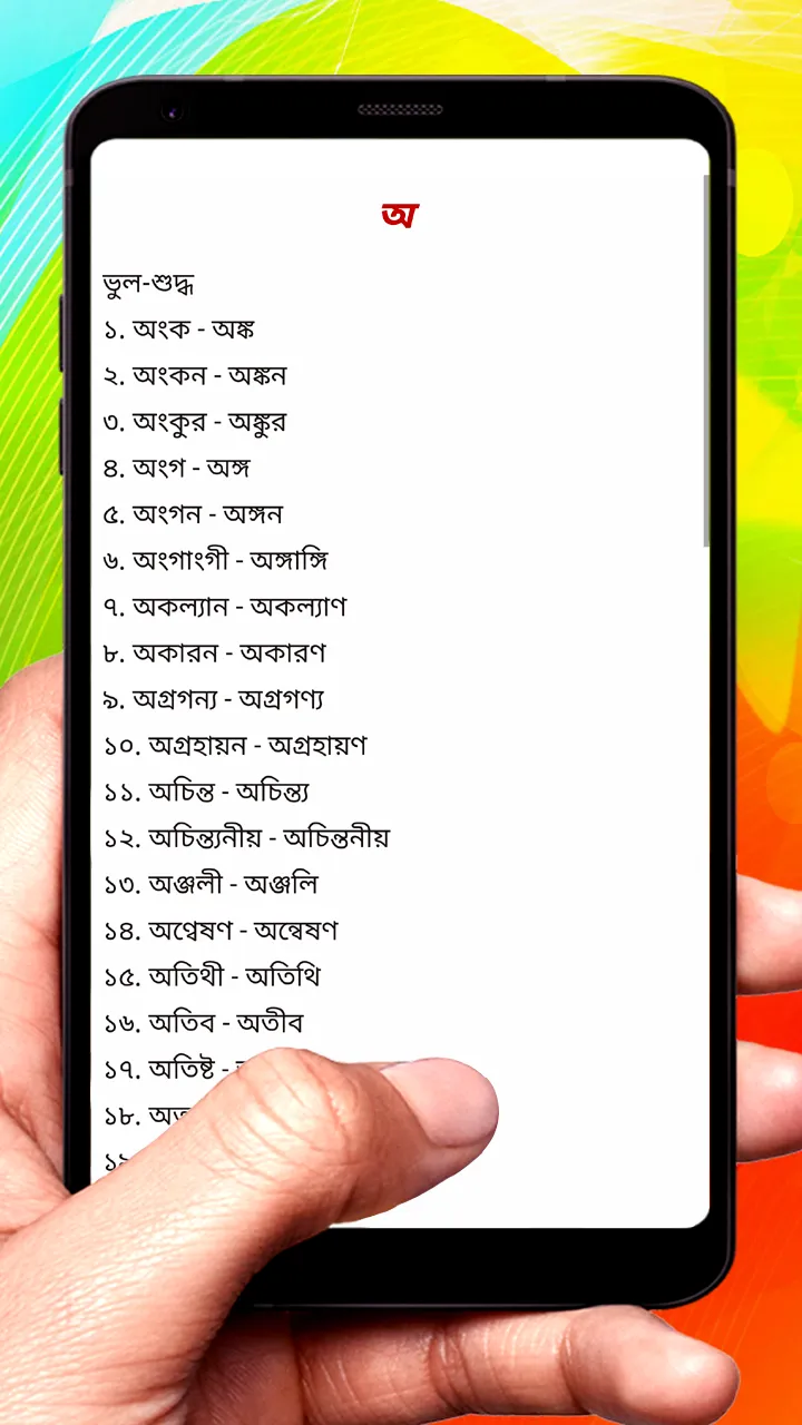 বাংলা শুদ্ধ এবং অশুদ্ধ বানান | Indus Appstore | Screenshot