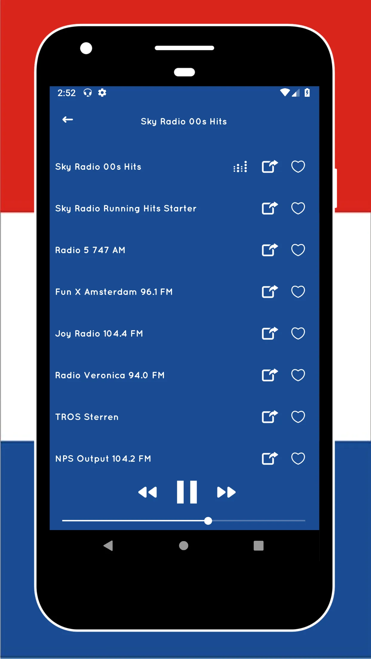 Radio Netherlands: FM Radio NL | Indus Appstore | Screenshot